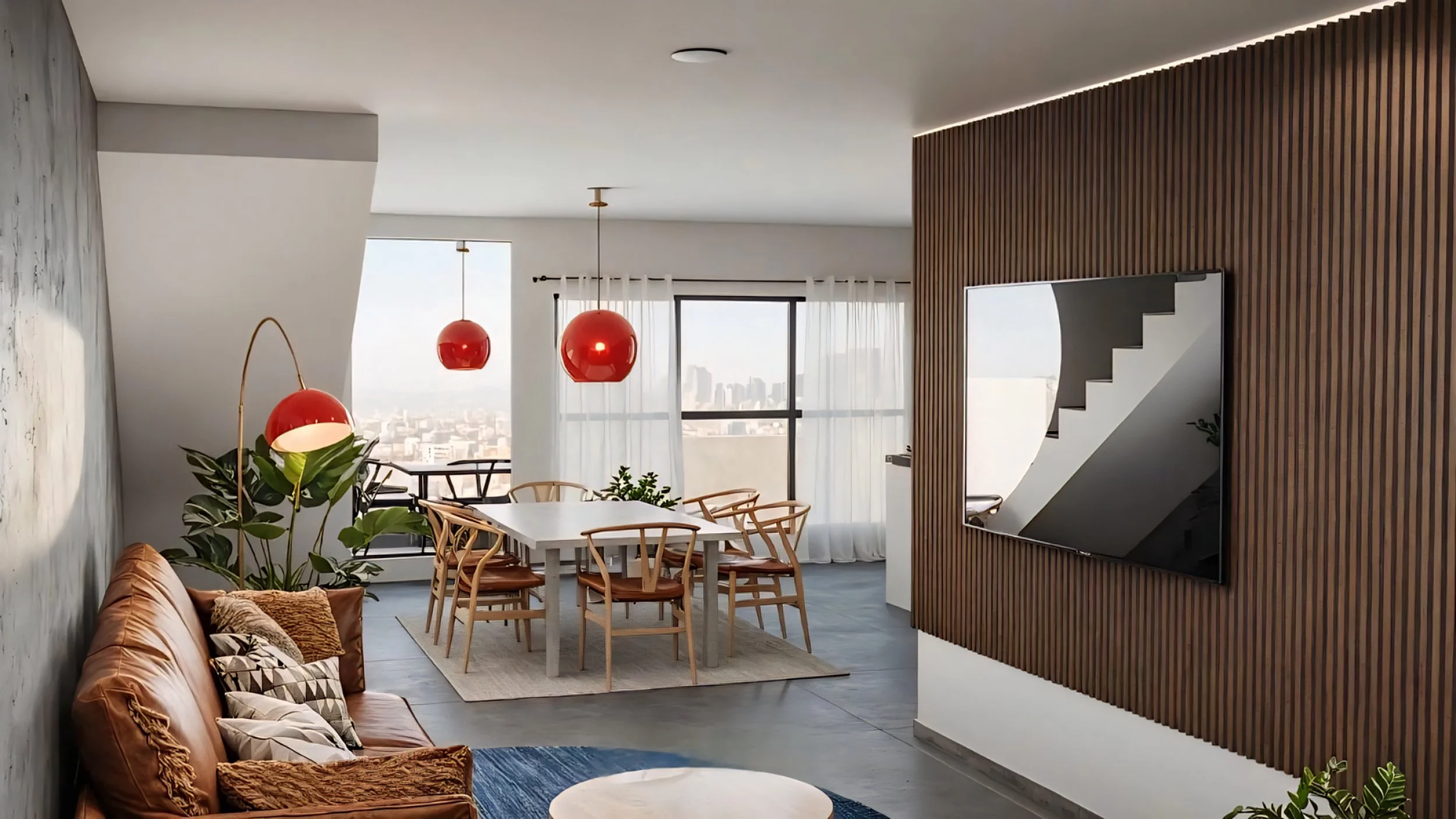 Remodelacion de interiores de PentHouse/departamento moderno en monterrey, realizado por el arquitecto Nabil CHAMAN