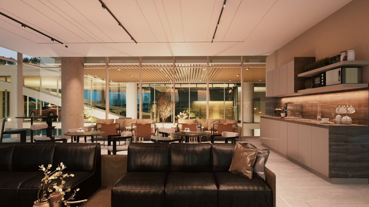 Edifico moderno de lujo y exlucivo de usos mixtos (comercial/habitacional/vivenda vertical) en Puerto Cancún, elaborado por el despacho AD&P en colaboracion con el arquitecto Nabil Chaman