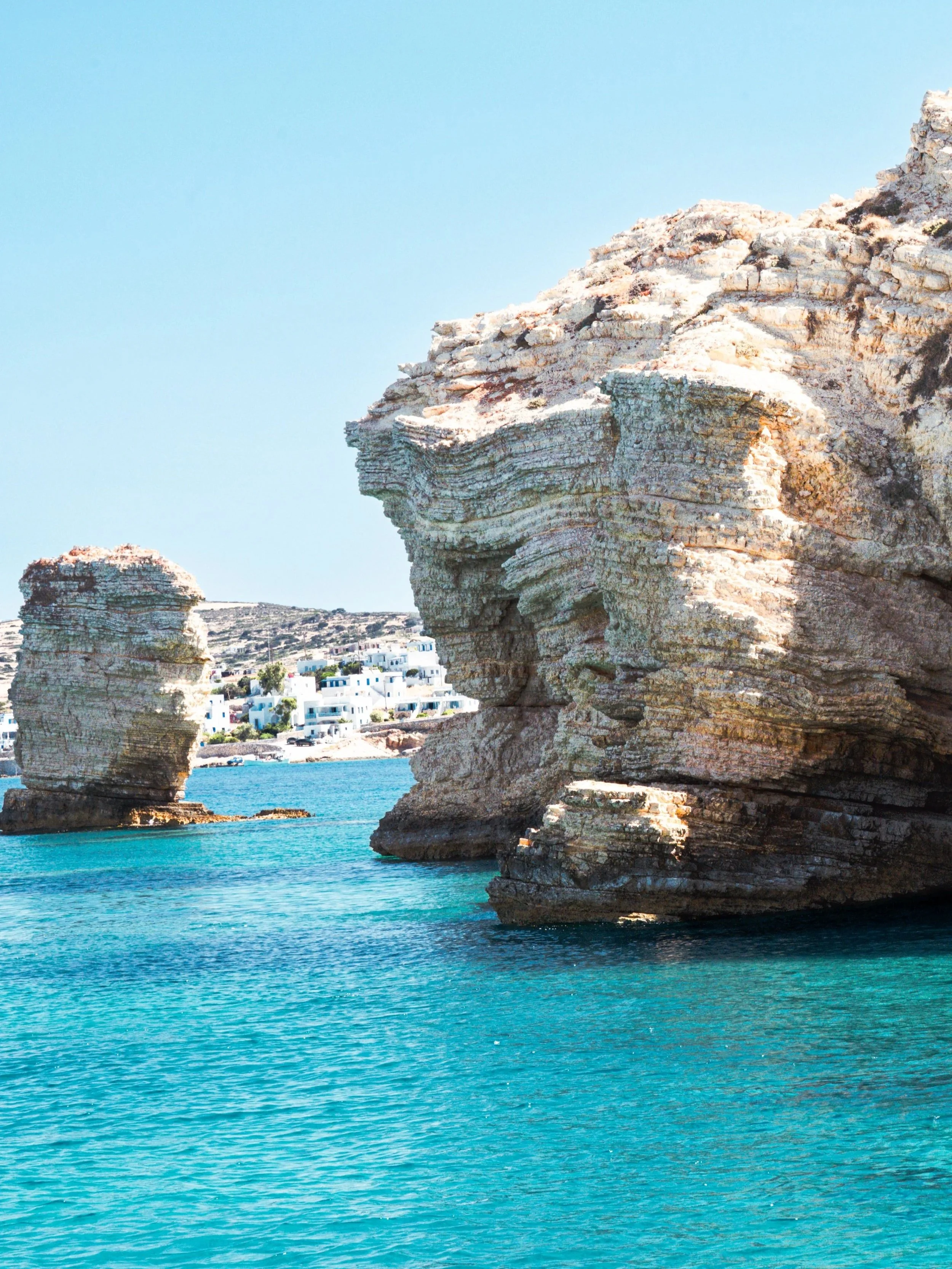 'Majestic Aegean Sculptures' breathtaking rock formations on Koufonisi Island, Greece 