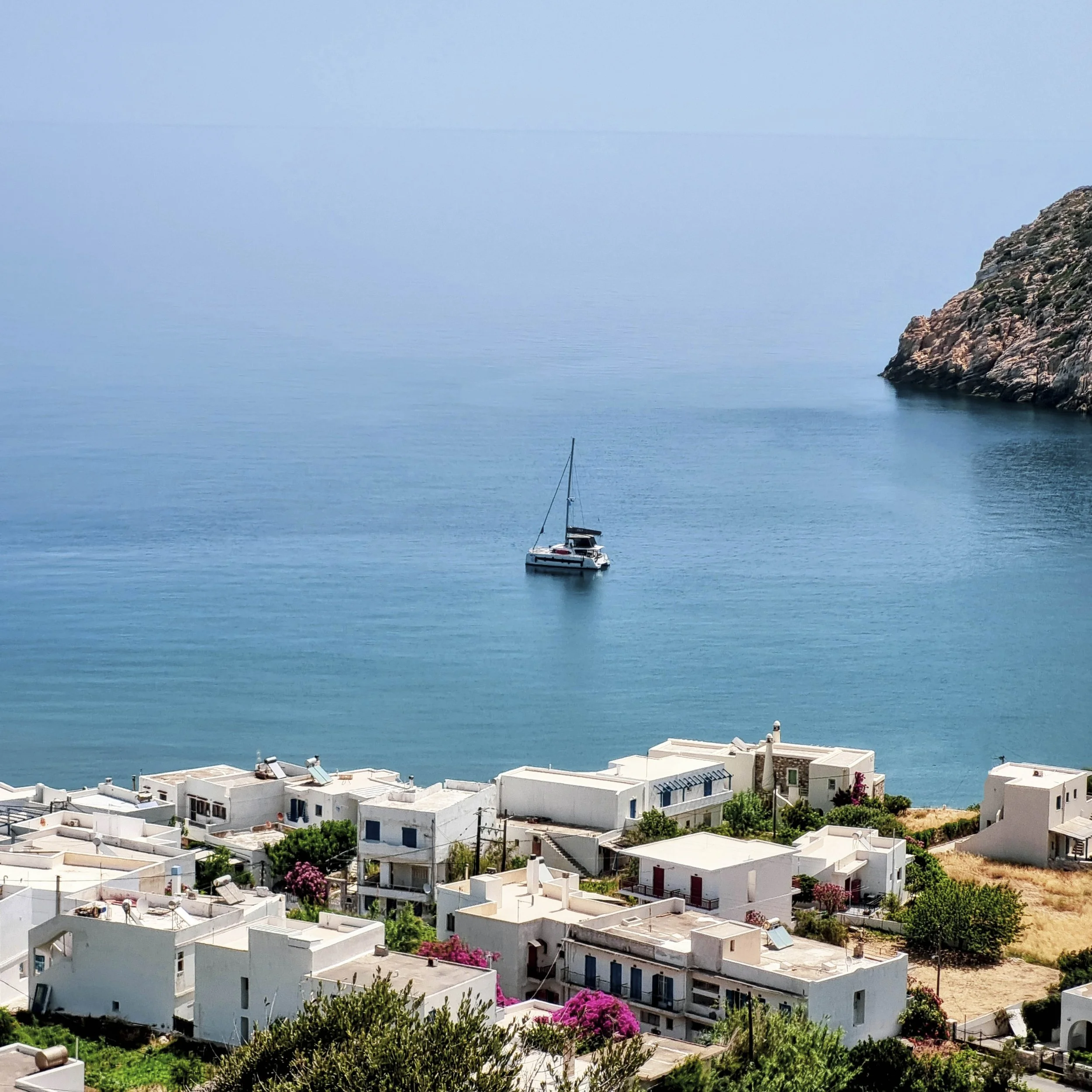'Whitewashed Fishing Village' Naxos, Greece 