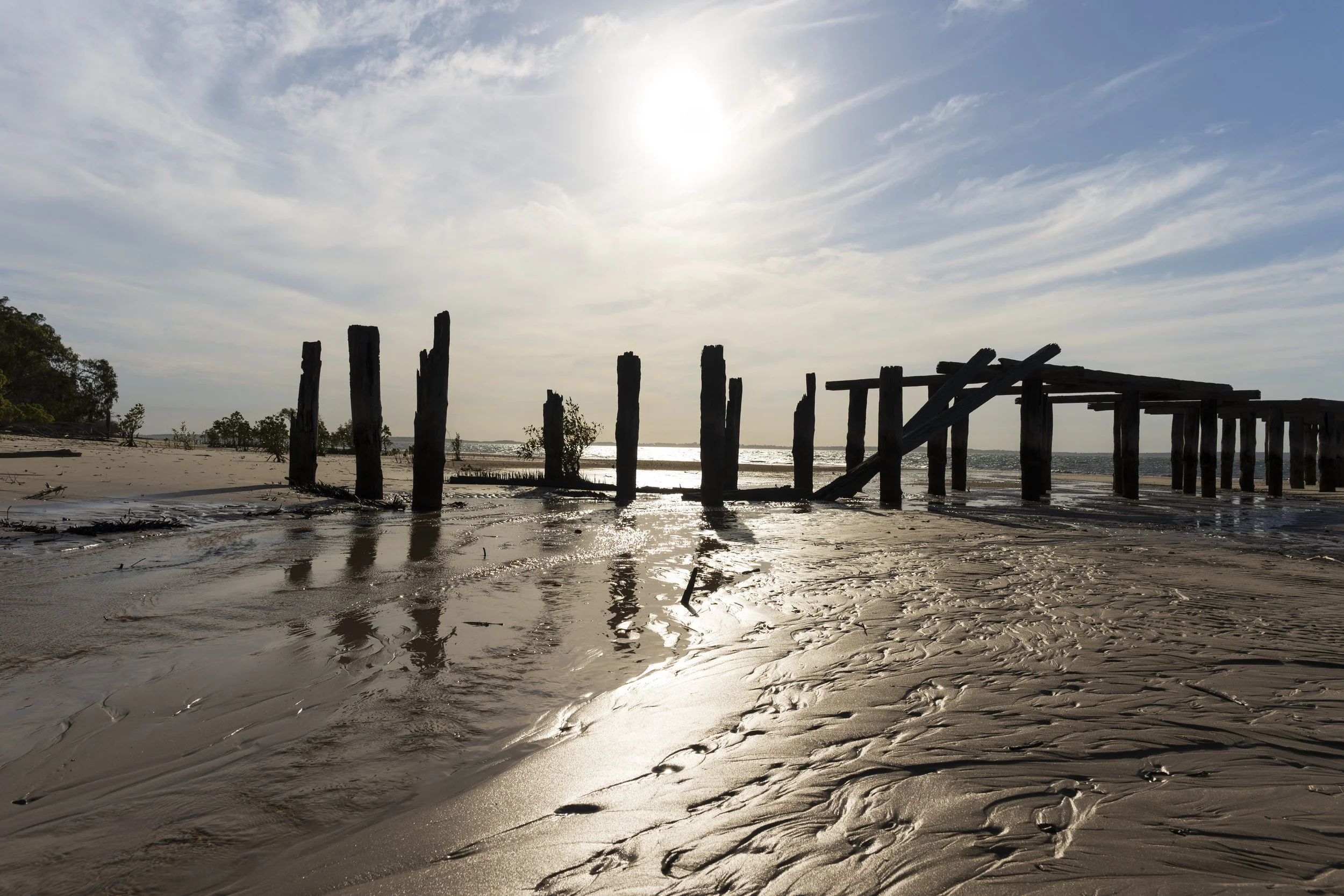 'The Ruins of McKenzie's Jetty' K'gari, Queensland, Australia
