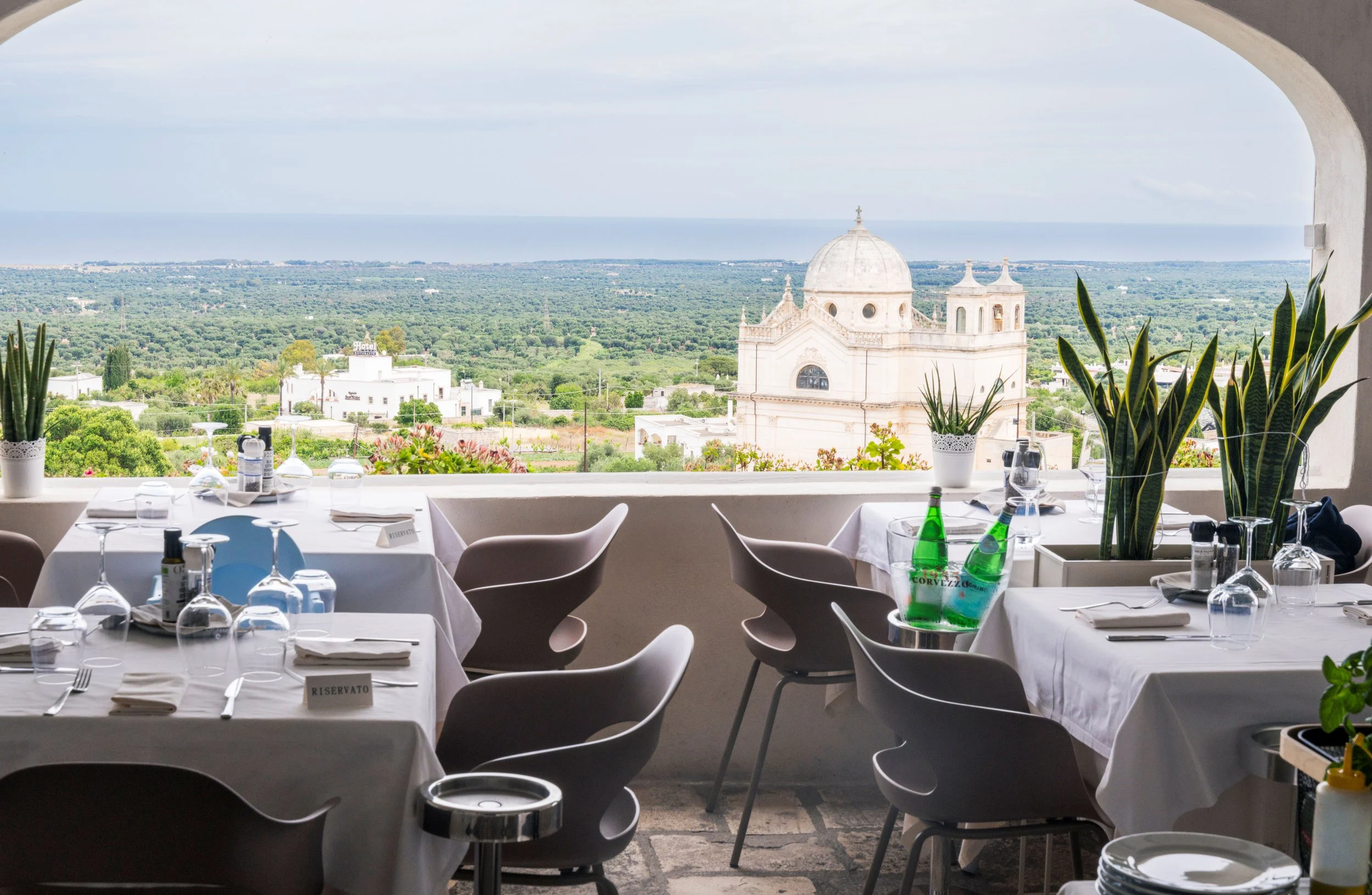 'View From the Terrace' Ostuni, Italy
