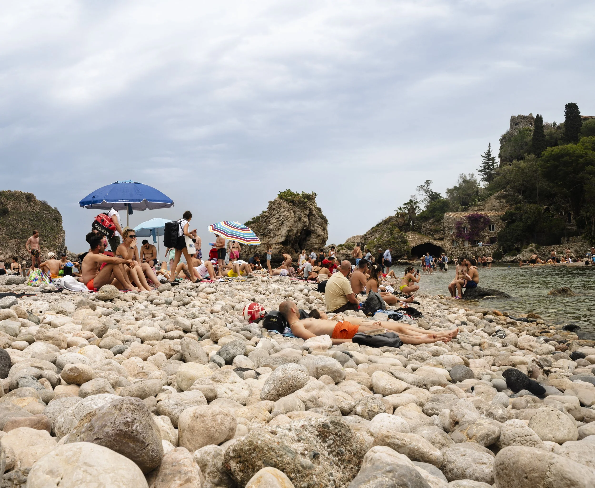 'Isola Bella' Summer vibes on the rocks, Taormina, Greece
