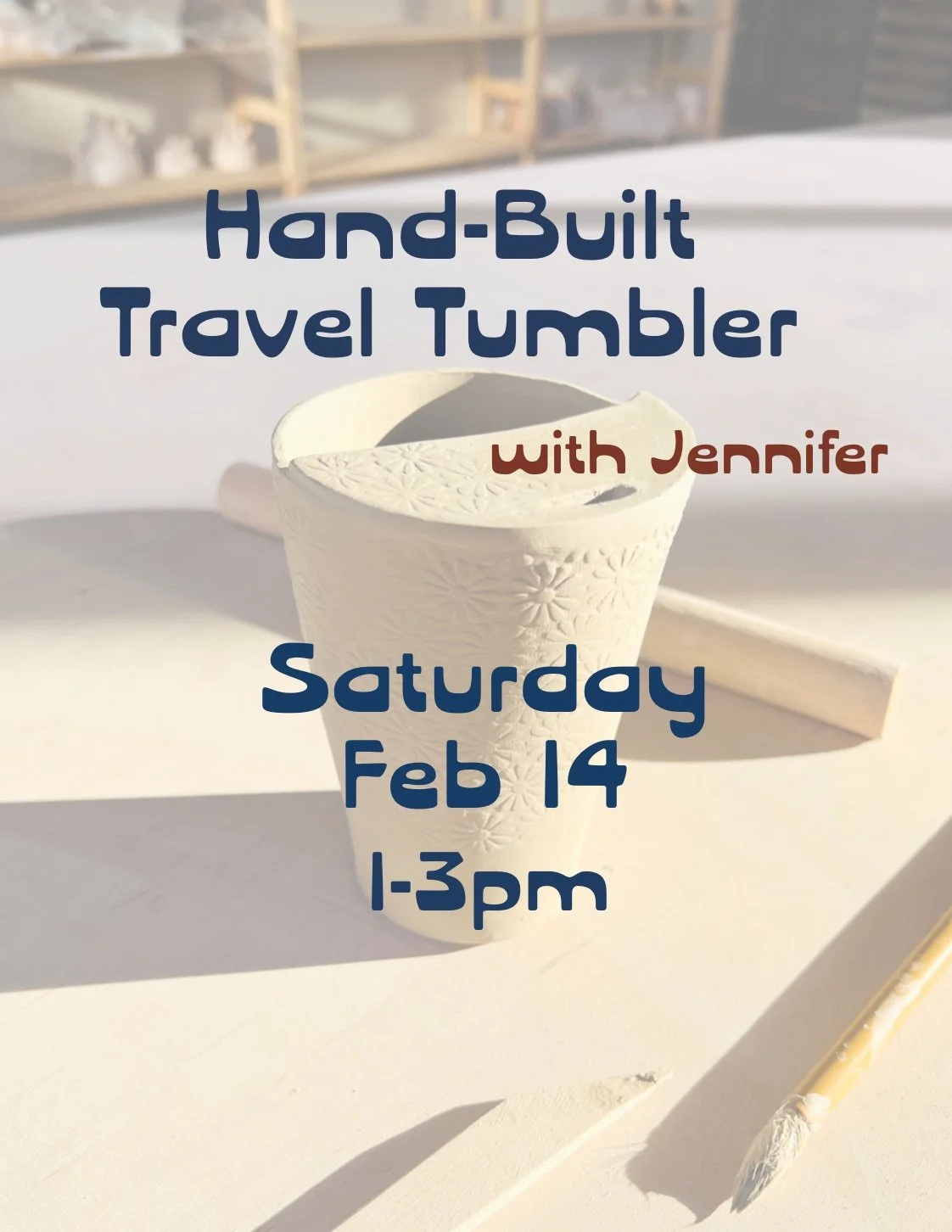 Hand-Built Travel Tumbler-Feb 14