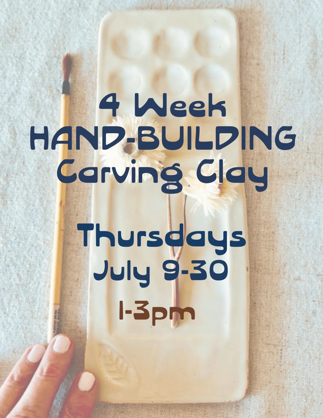 4 Week-Carving Clay
