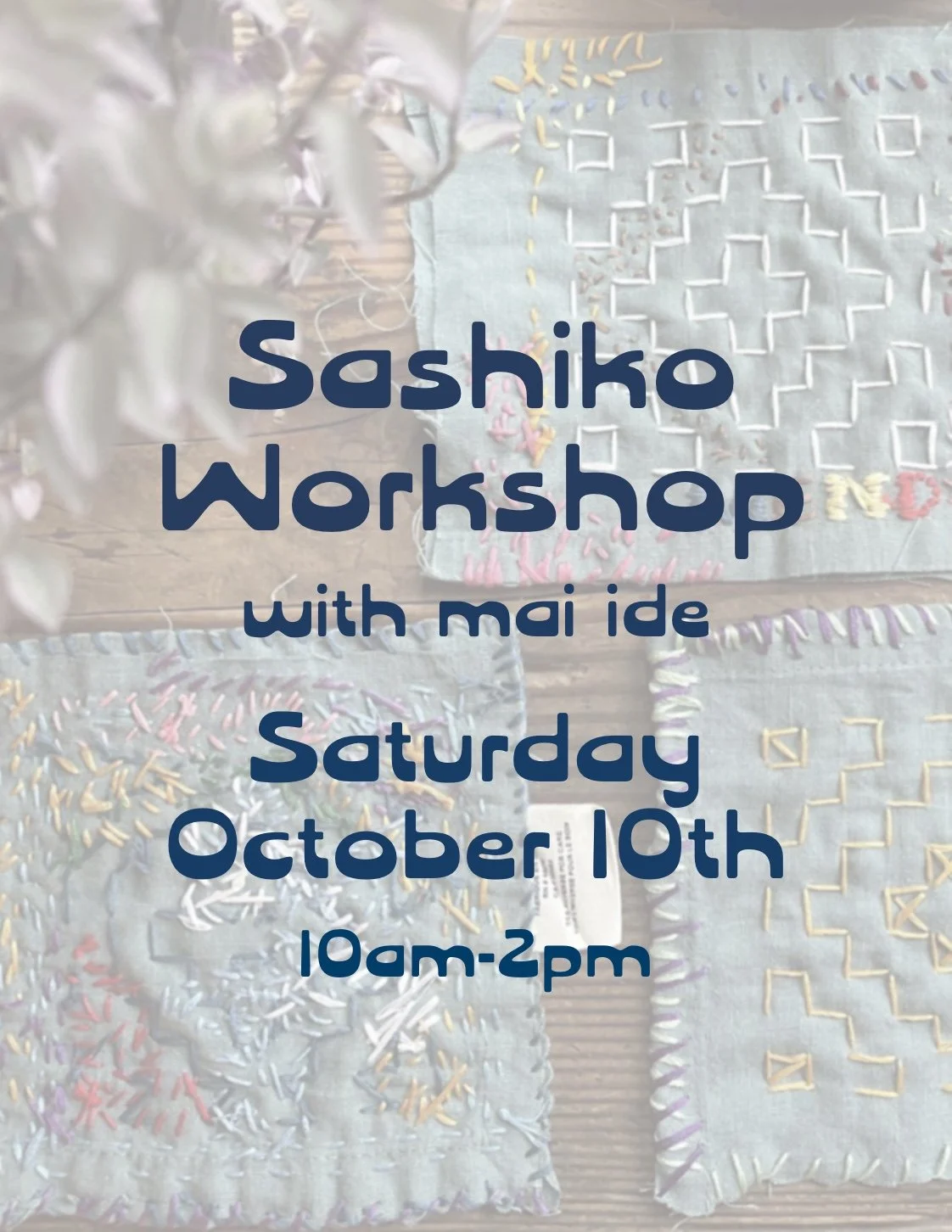 Sashiko Workshop