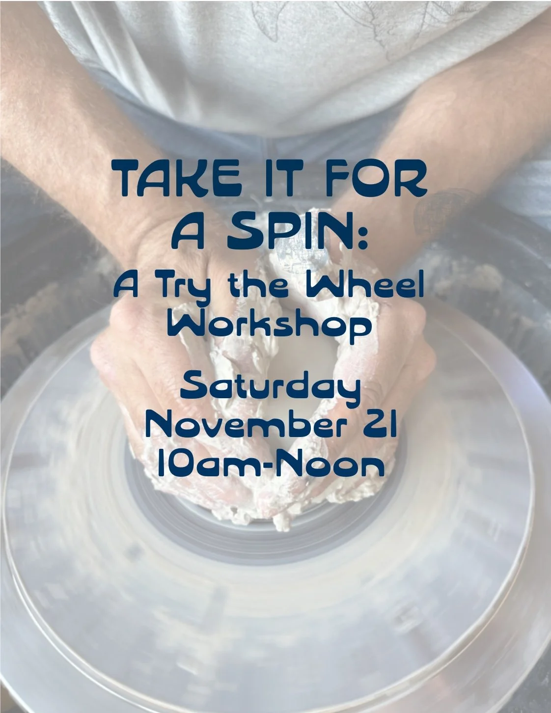 Take it for a Spin -Nov 21st 10am