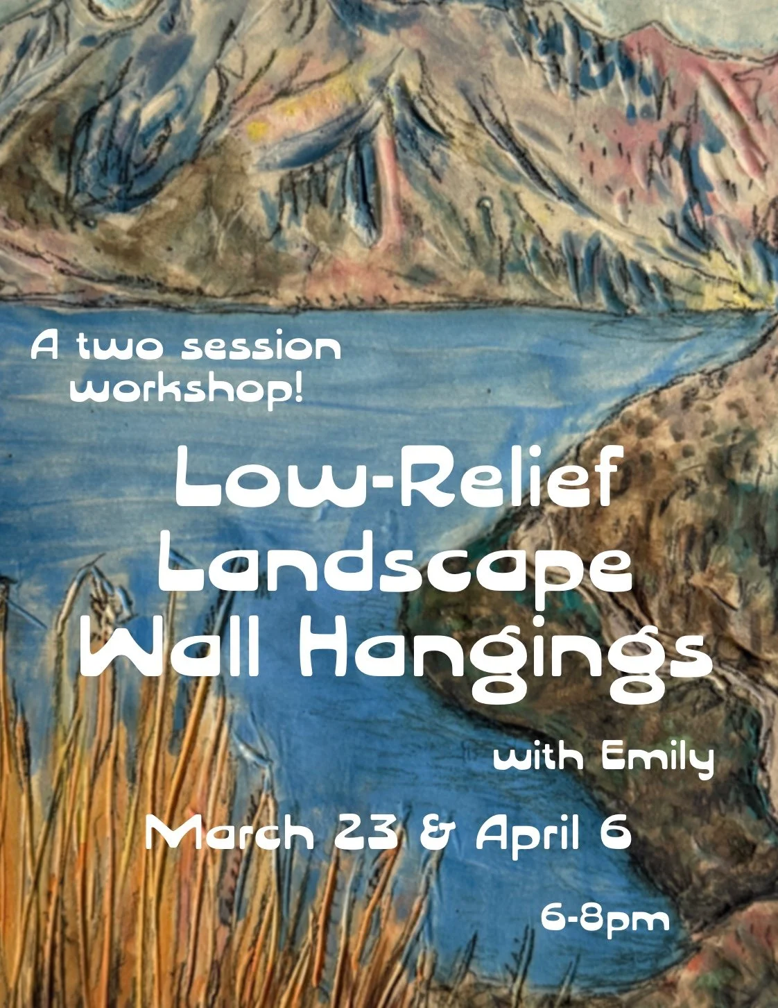 Low-Relief Landscape Wall Hangings with Emily