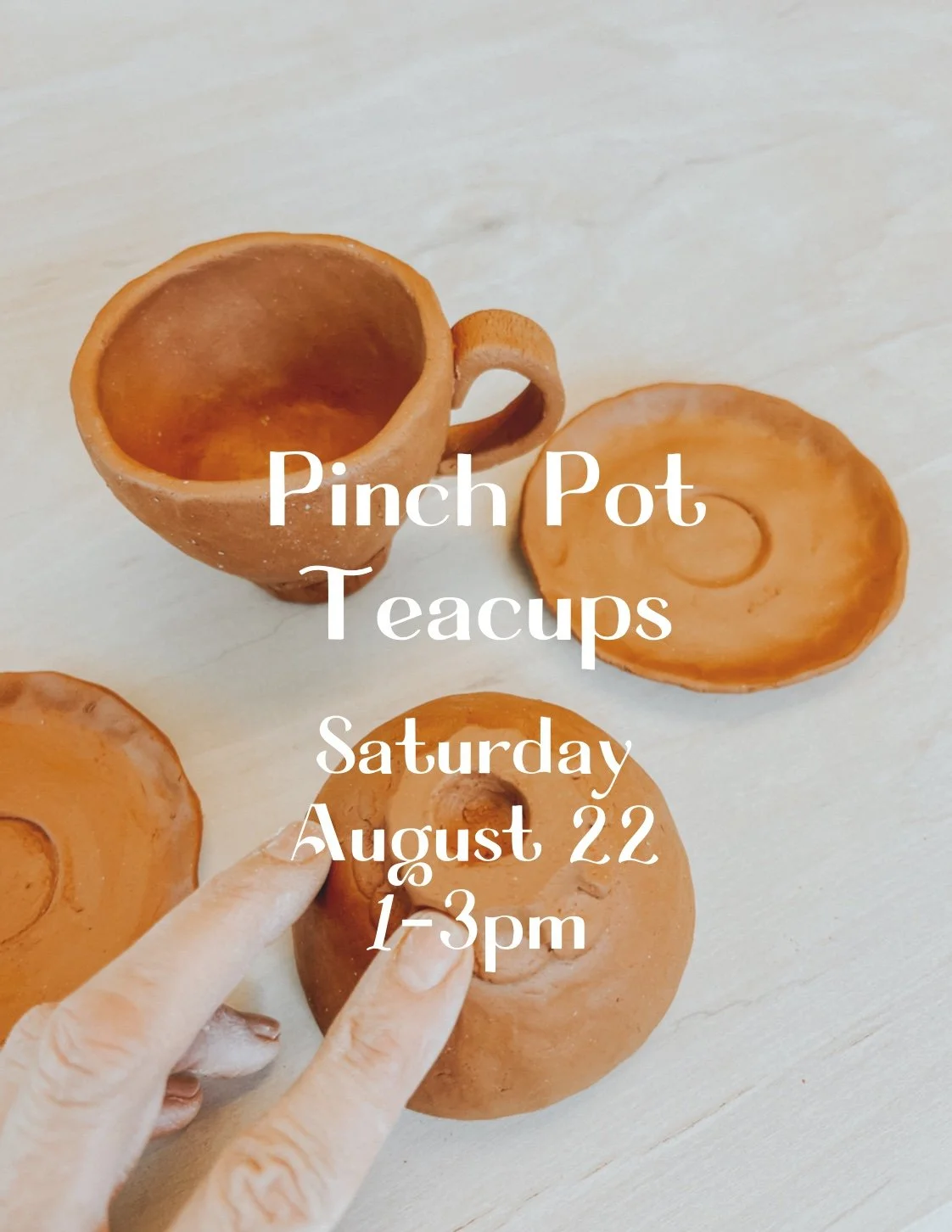 Pinch Pot Tea Cups with Jen and Jess