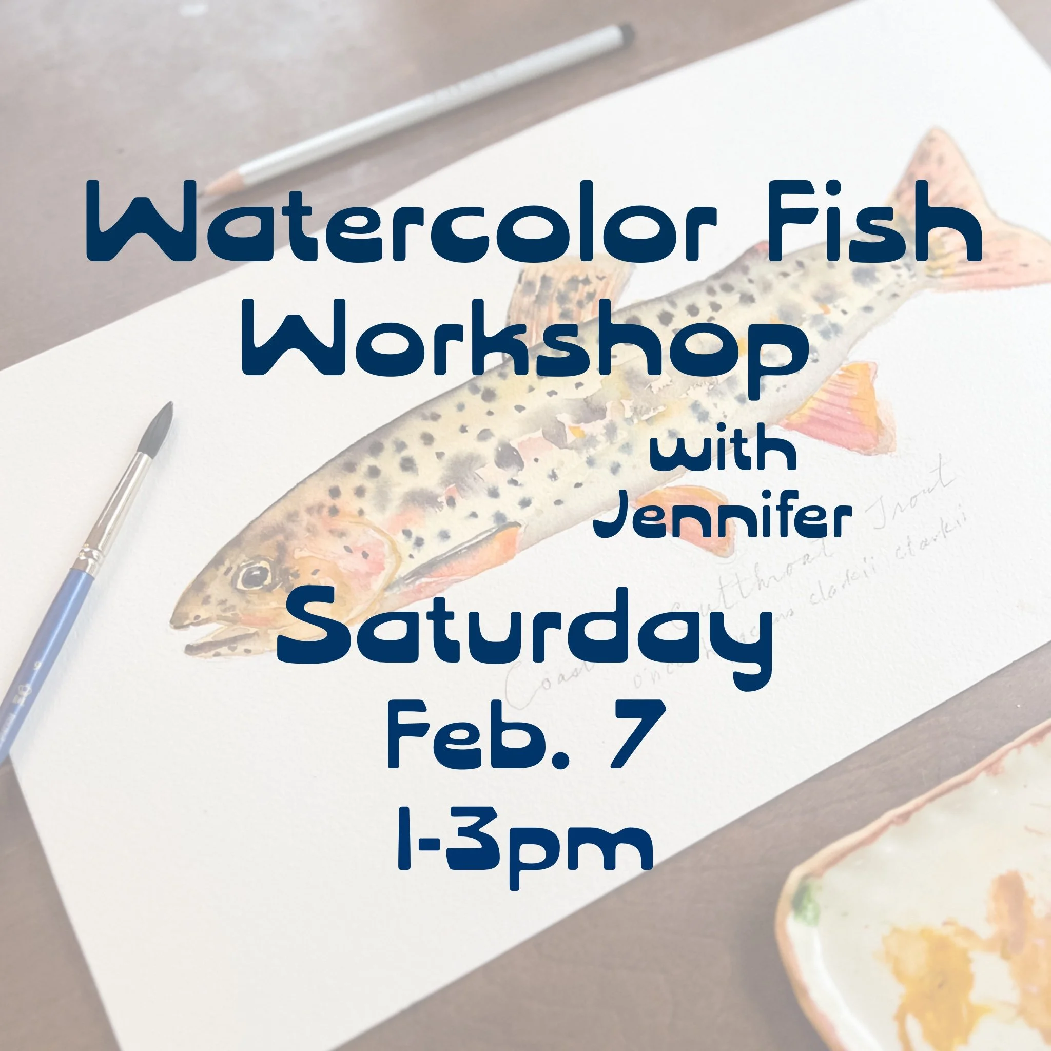 Watercolor Fish Workshop