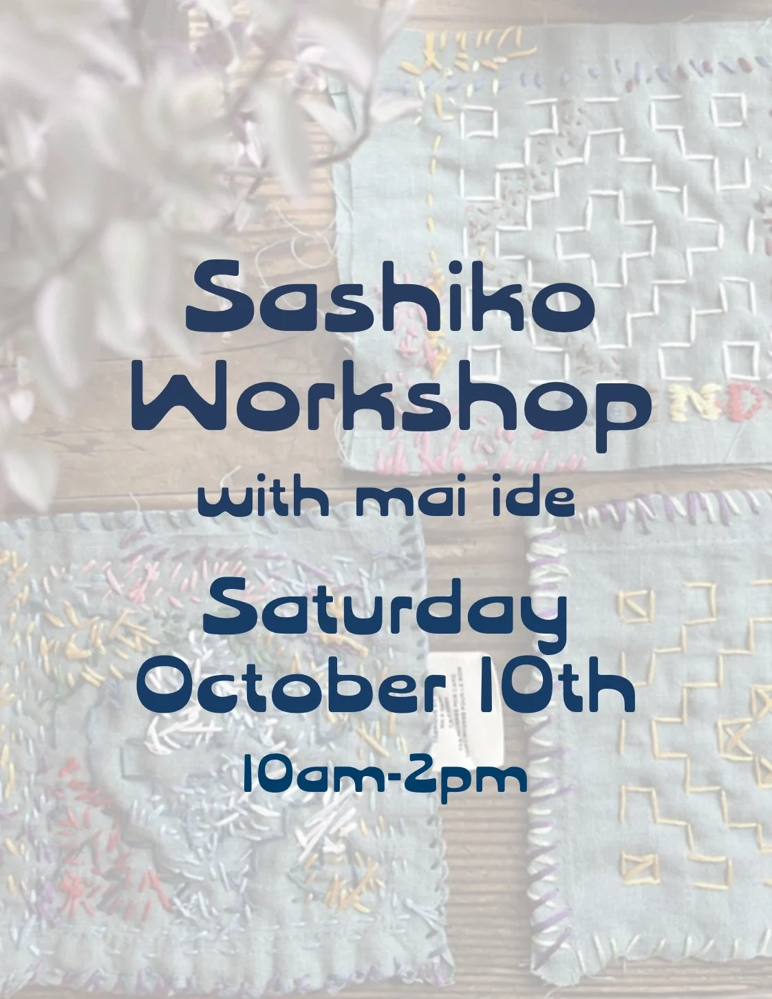 Sashiko Workshop