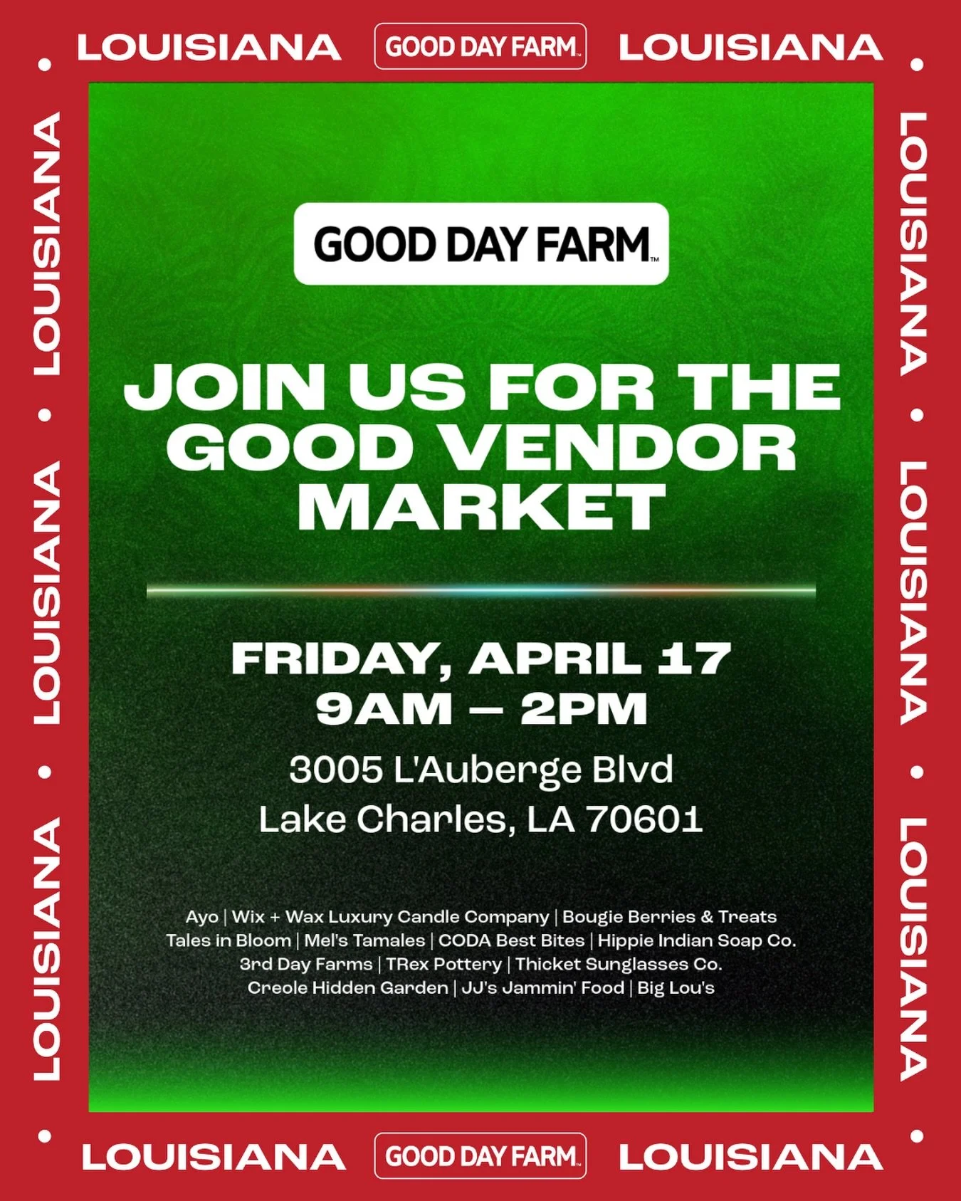 Good Day Vendor Market 2026