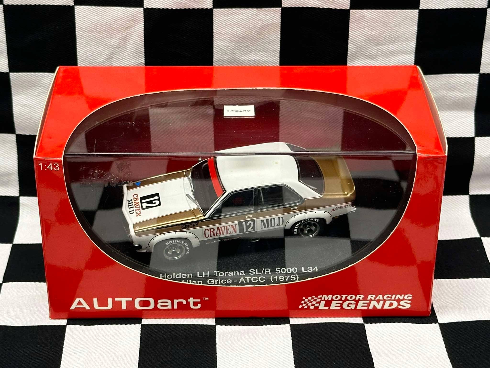 1:43 SCALE HOLDEN LH TORANA SL/R 5000 L34 1975 ATCC ALLAN GRICE