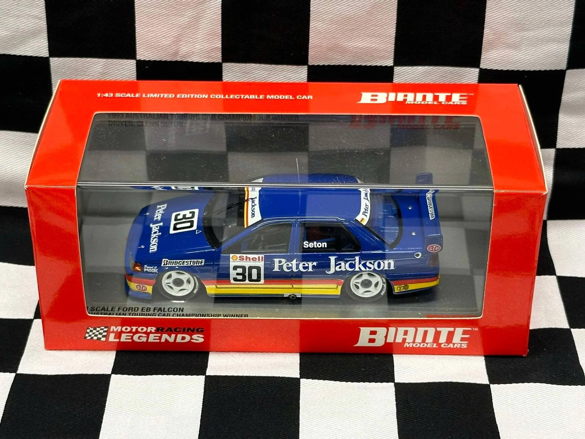 1:43 SCALE FORD EB FALCON 1993 ATCC WINNER GLENN SETON