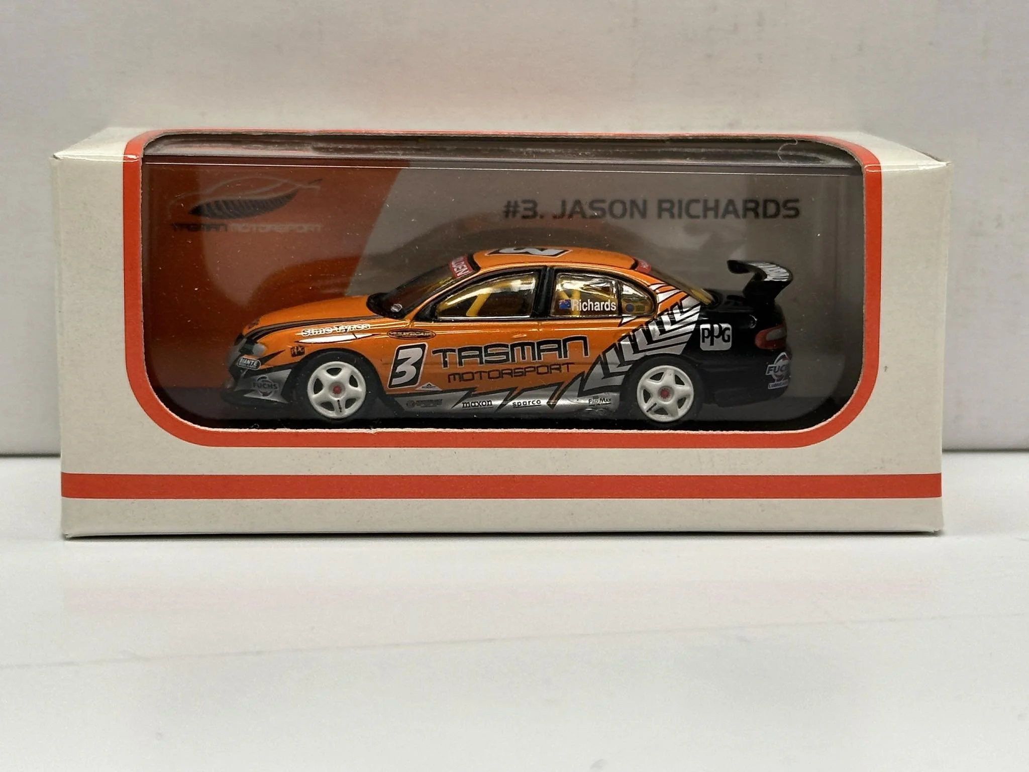 1:64 SCALE HOLDEN VX COMMODORE 2002 TASMAN MOTORSPORT JASON RICHARDS