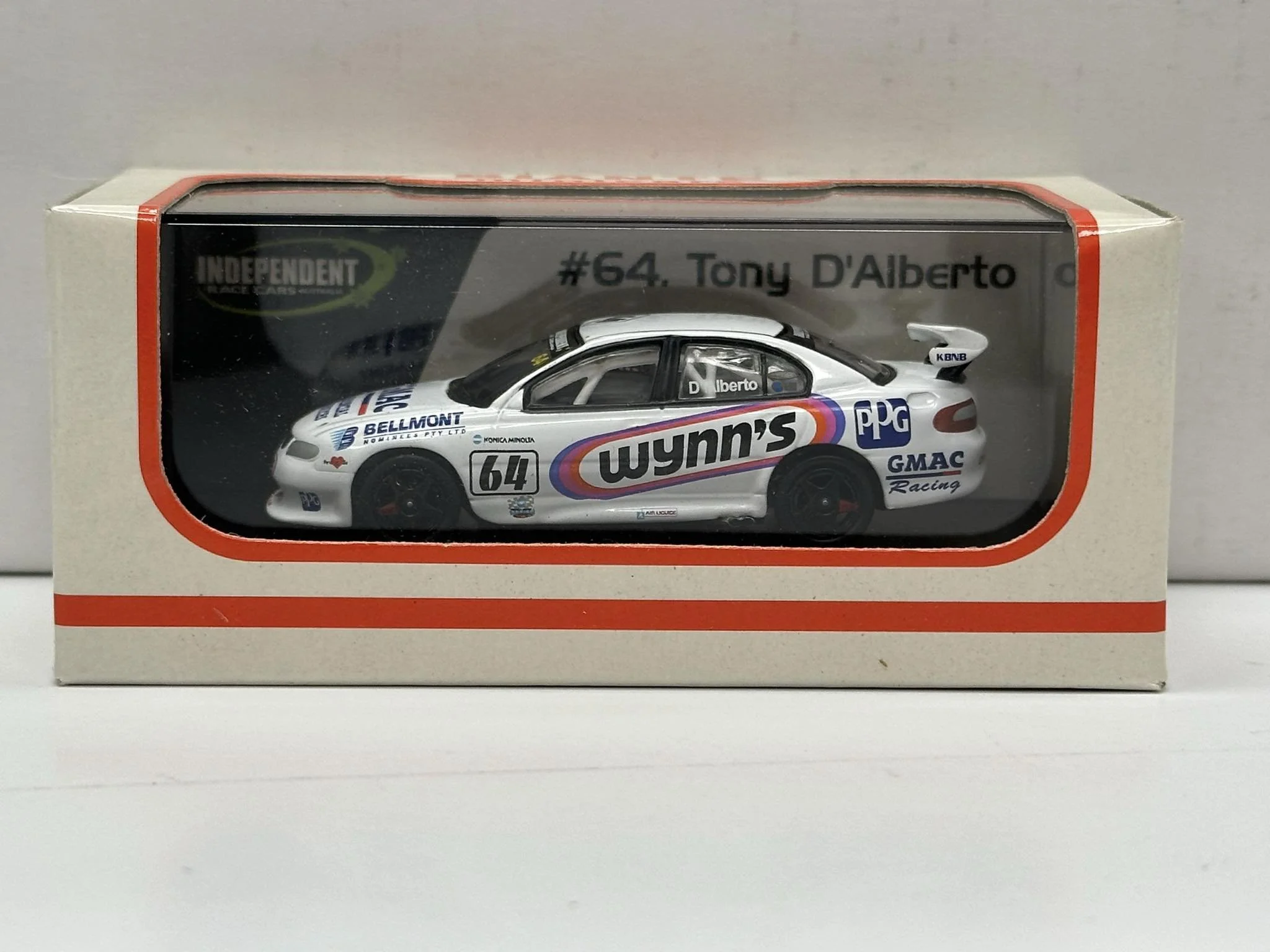 1:64 SCALE HOLDEN VX COMMODORE 2004 KONICA SERIES TONY D ALBERTO