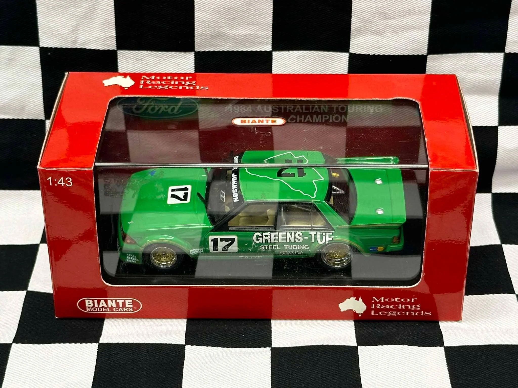 1:43 SCALE FORD XE FALCON 1984 ATCC WINNER DICK JOHNSON