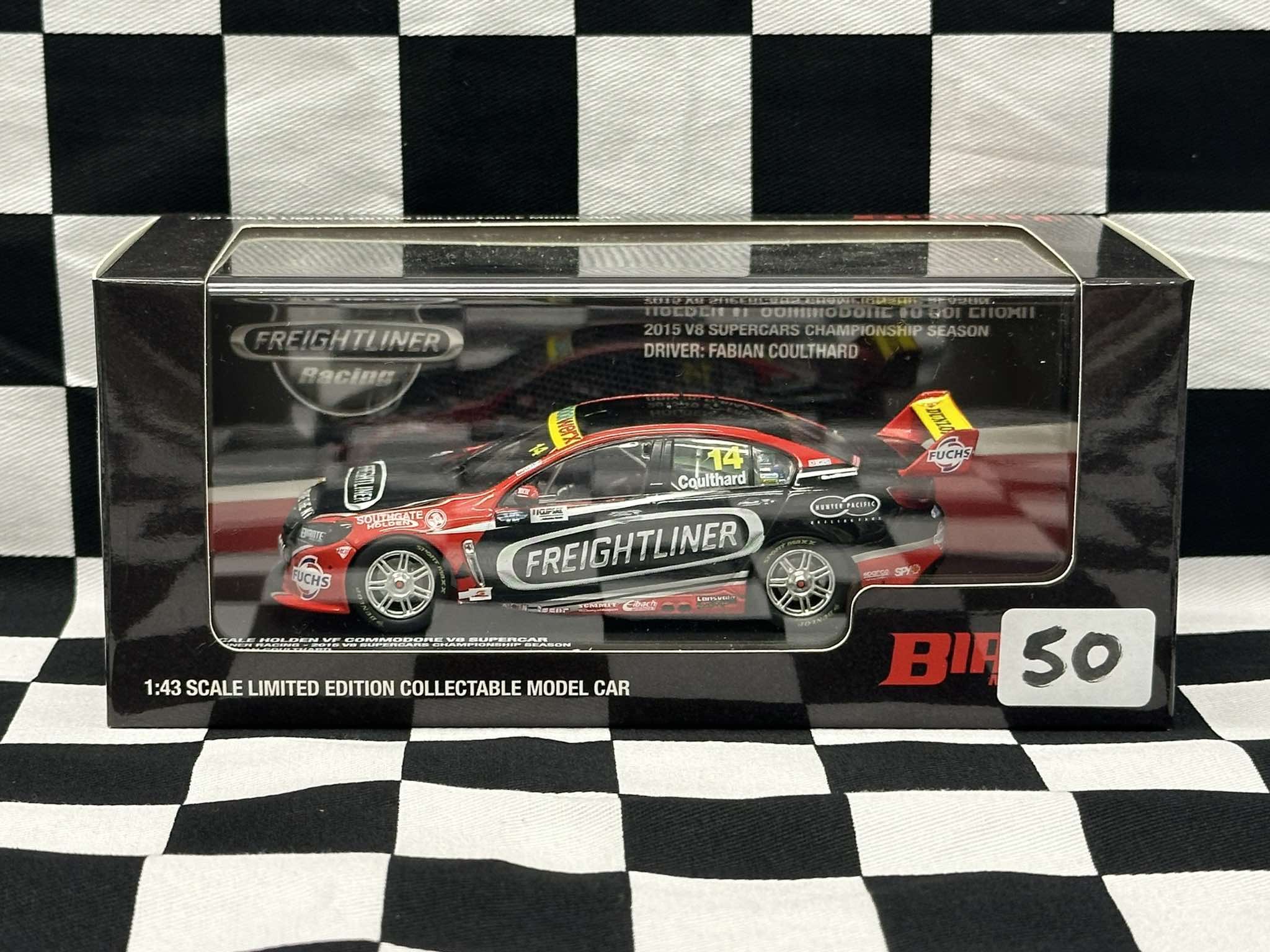 1:43 SCALE HOLDEN VF COMMODORE 2015 SEASON FABIAN COULTHARD