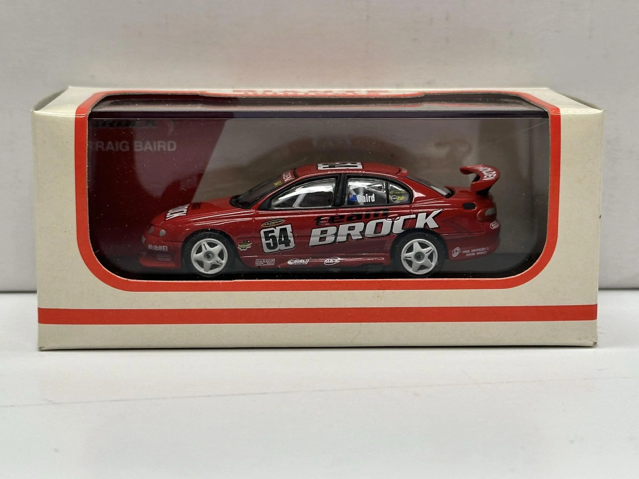 1:64 SCALE HOLDEN VX COMMODORE 2002 TEAM BROCK CRAIG BAIRD