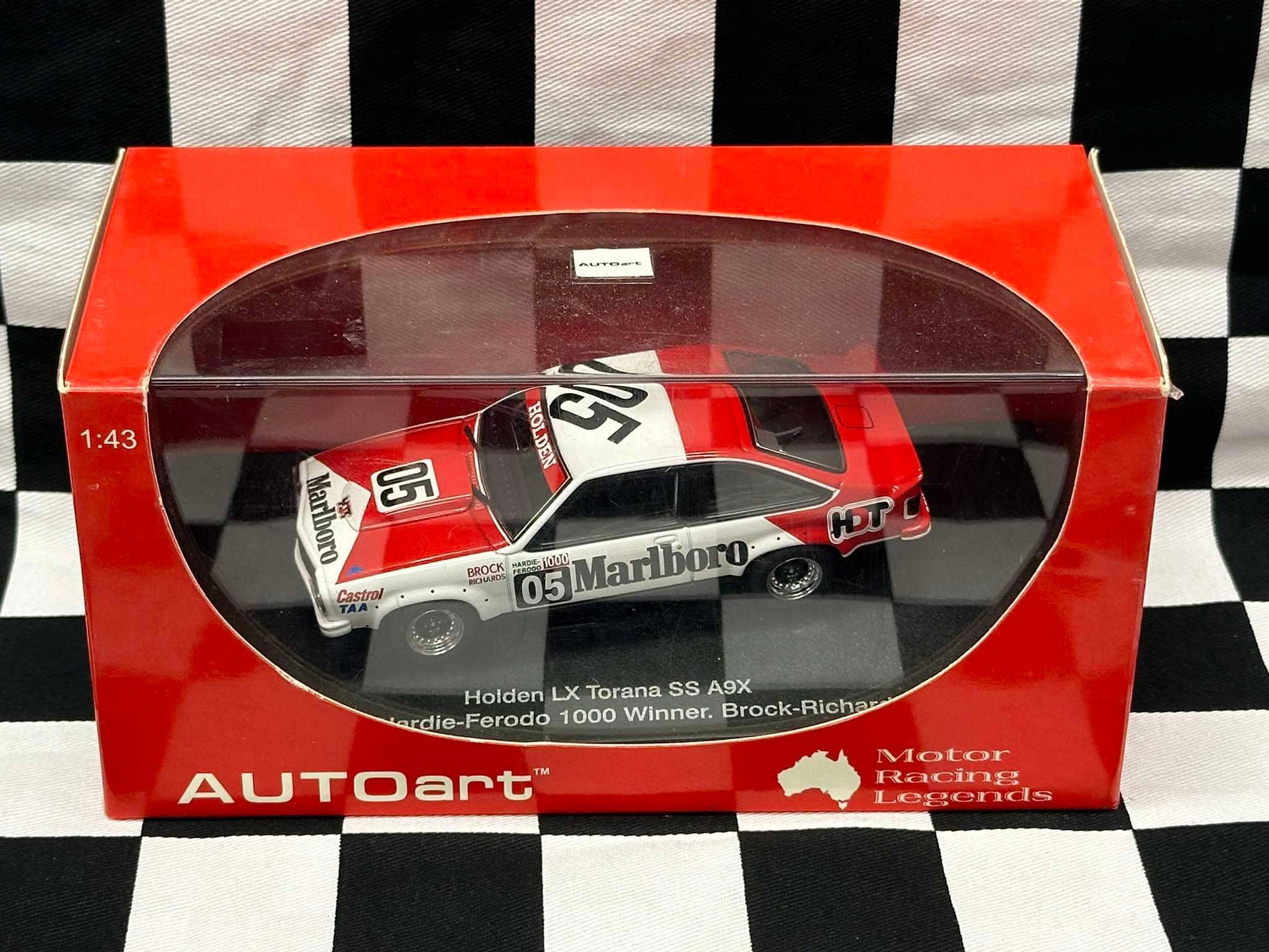 1:43 SCALE HOLDEN LX TORANA SS A9X 1978 BATHURST WINNER BROCK/RICHARDS