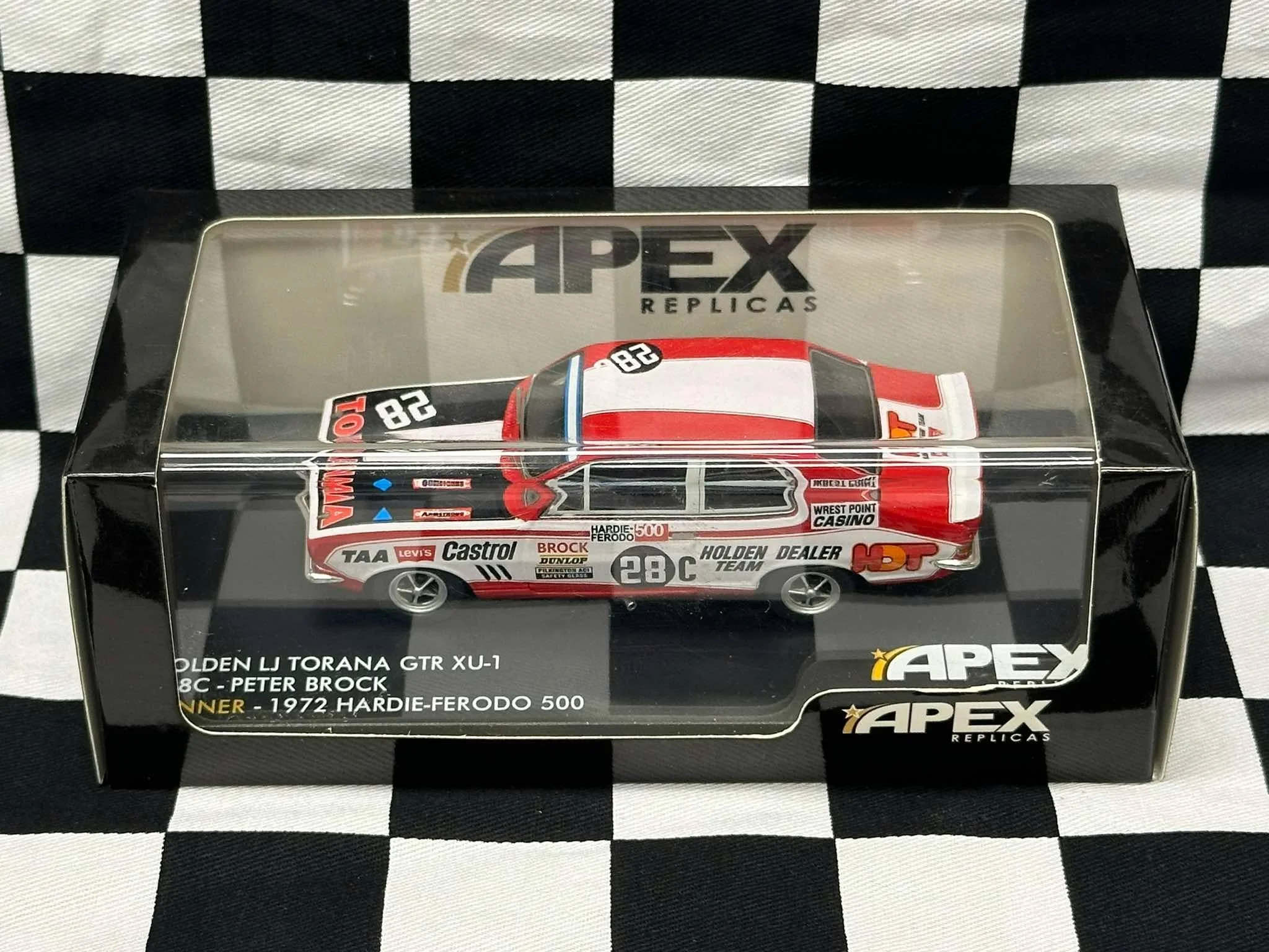 1:43 SCALE HOLDEN LJ TORANA GTR XU-1 1972 BATHURST WINNER PETER BROCK