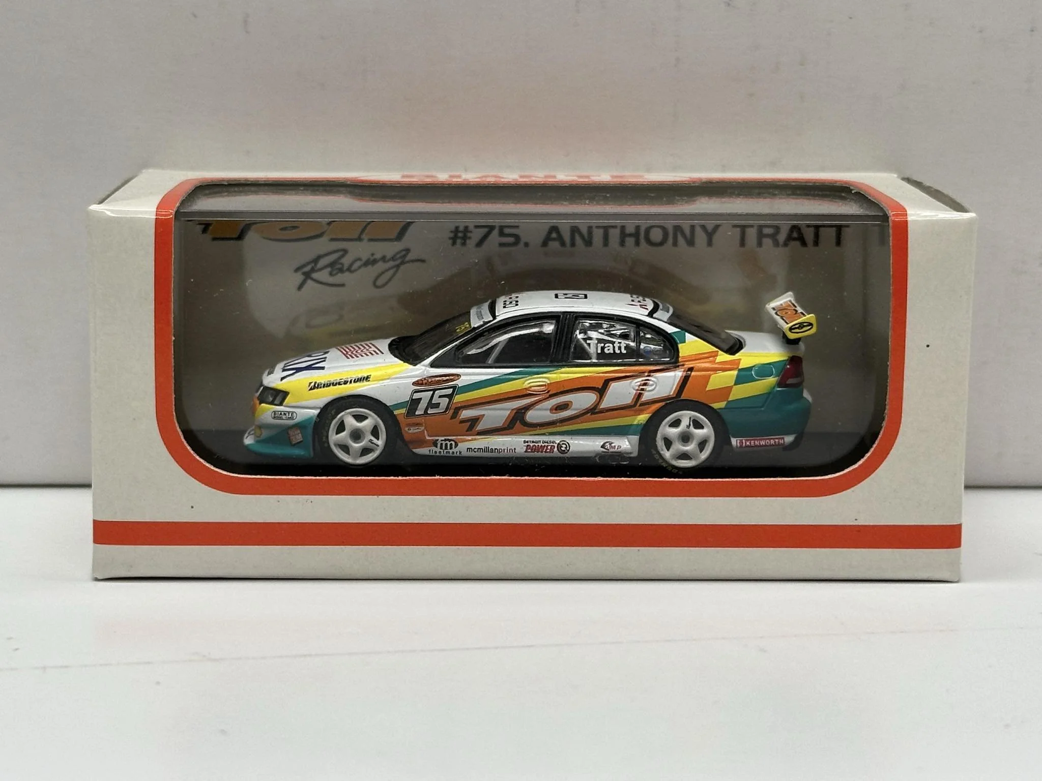 1:64 SCALE HOLDEN VY COMMODORE 2005 TOLL RACING ANTHONY TRATT