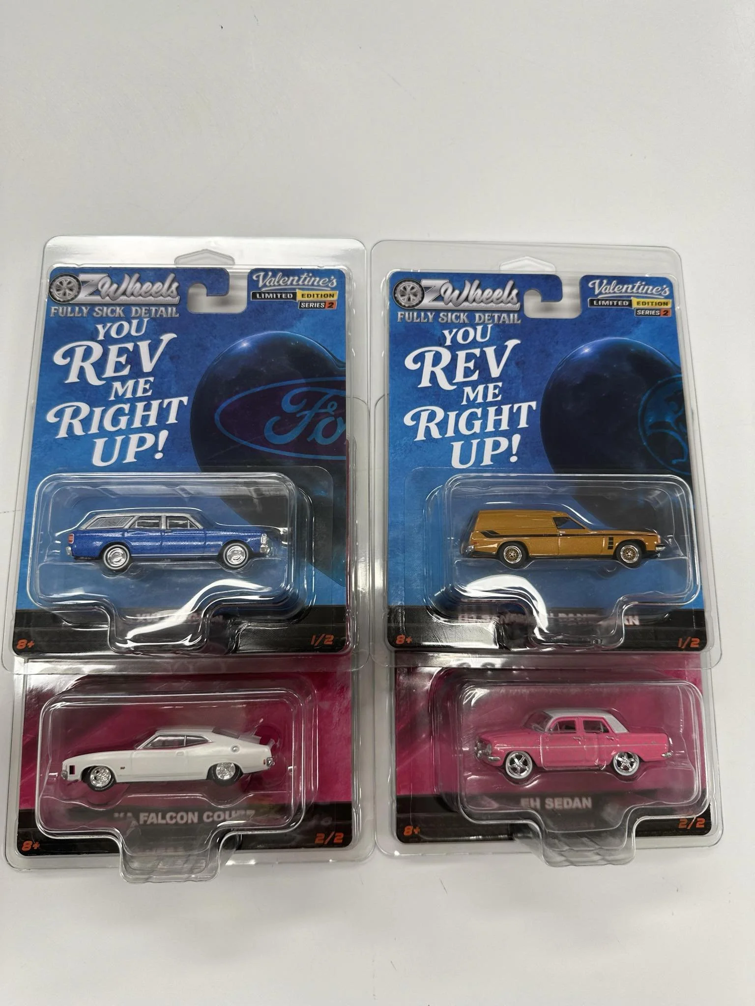 1:64 SCALE OZ WHEELS VALENTINES DAY SET