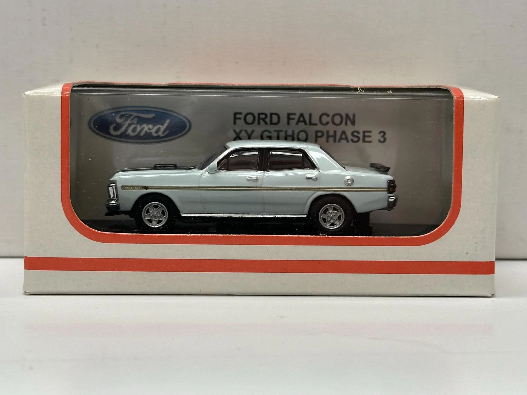 1:64 SCALE FORD XY FALCON GTHO PHASE III DIAMOND WHITE