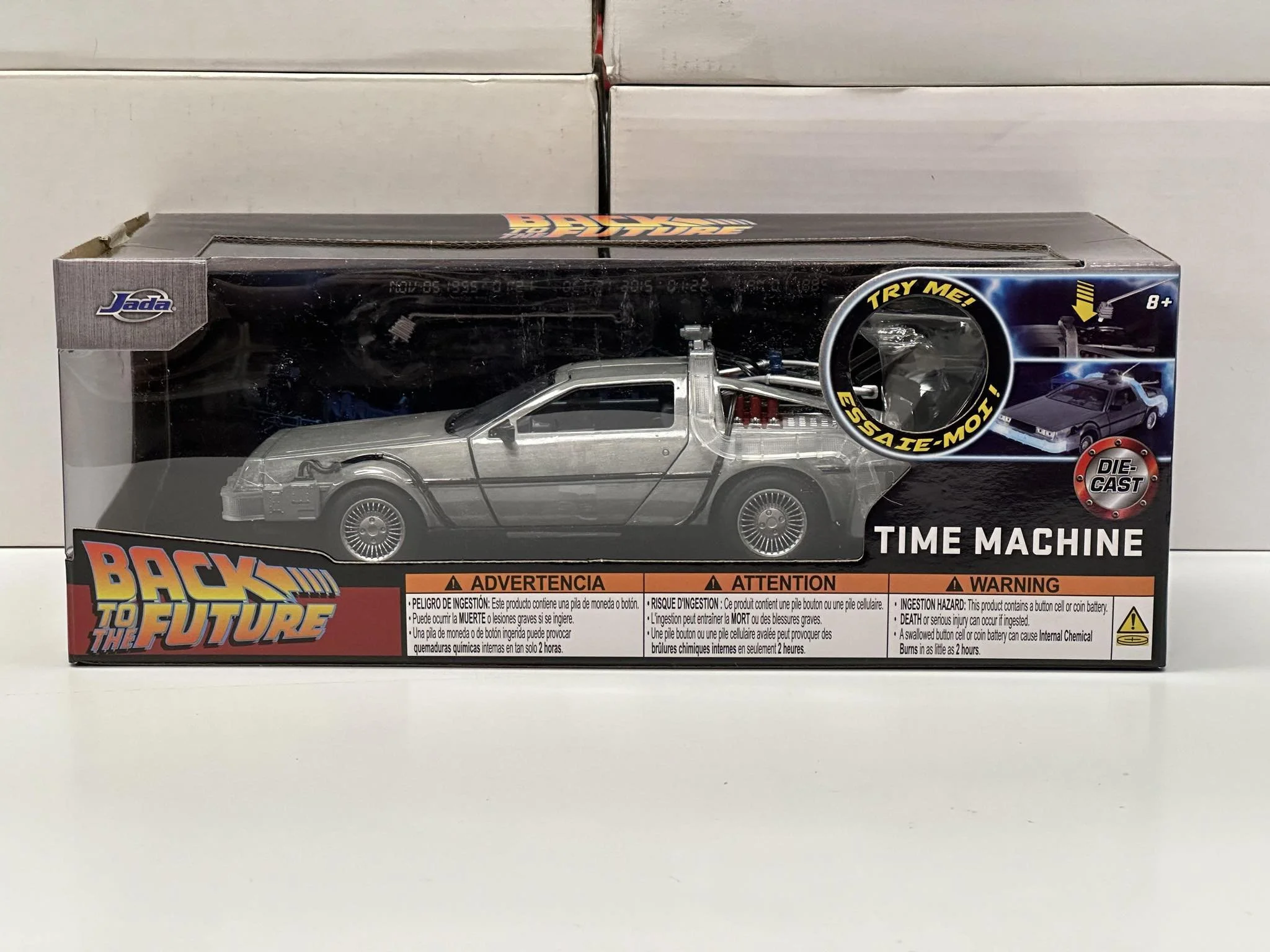 1:24 SCALE BACK TO THE FUTURE TIME MACHINE