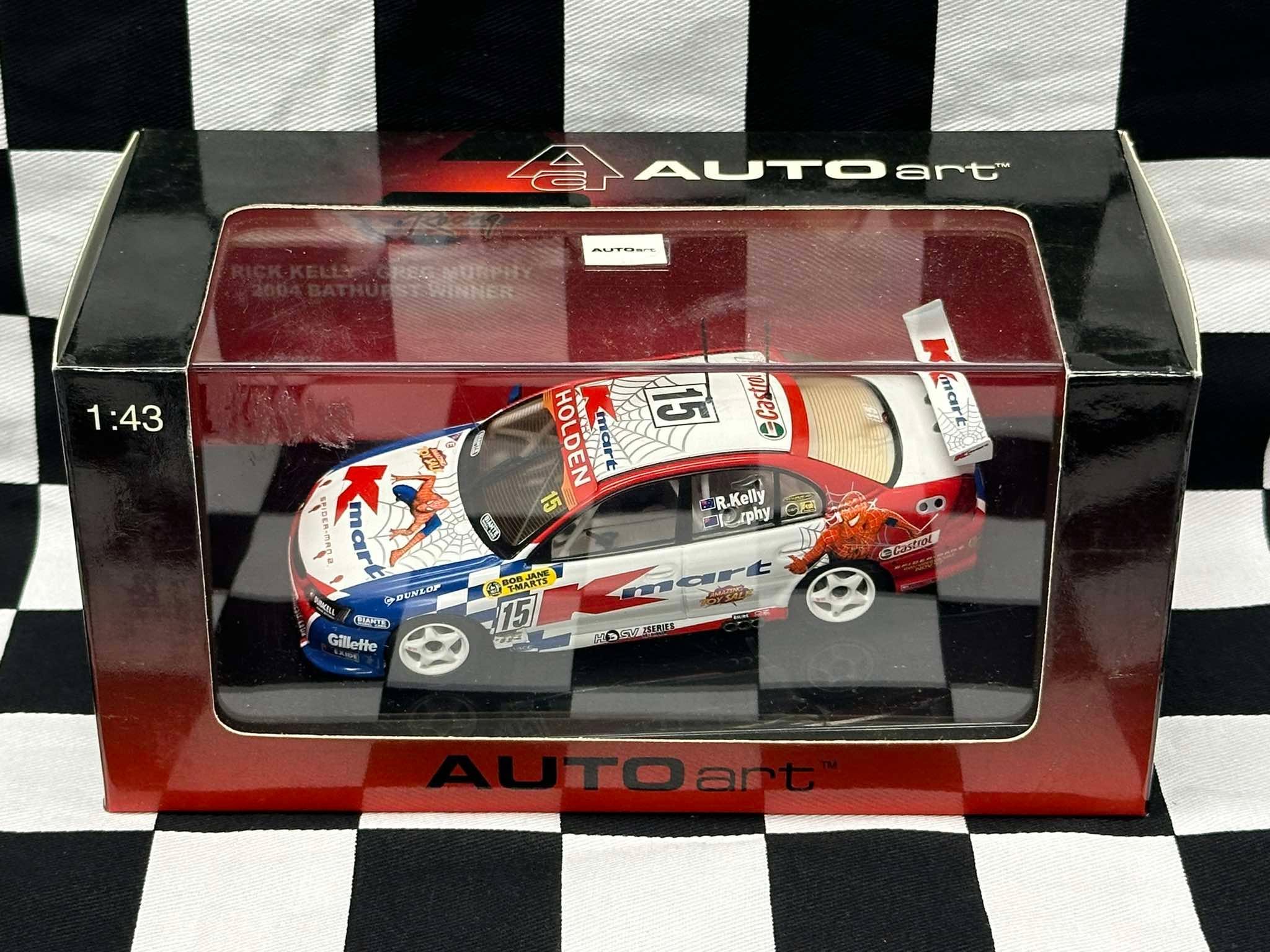 1:43 SCALE HOLDEN VY COMMODORE 2004 BATHURST WINNER MURPHY/KELLY