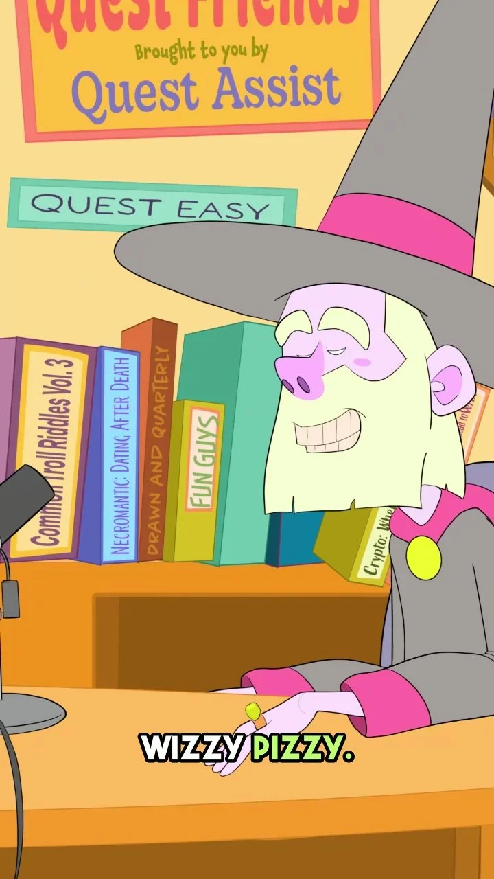 Quest Friends “ Wizzy Pizzy”