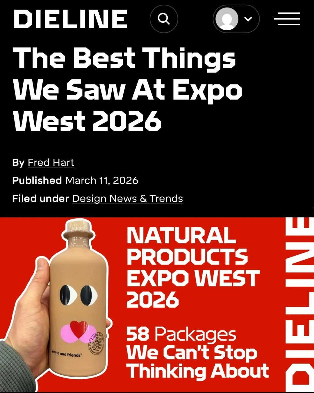 😭 dream come true&hellip; @eatnoodo made @thedieline expo west roundup and we&rsquo;re over here at janeshaus staring at the article like ???