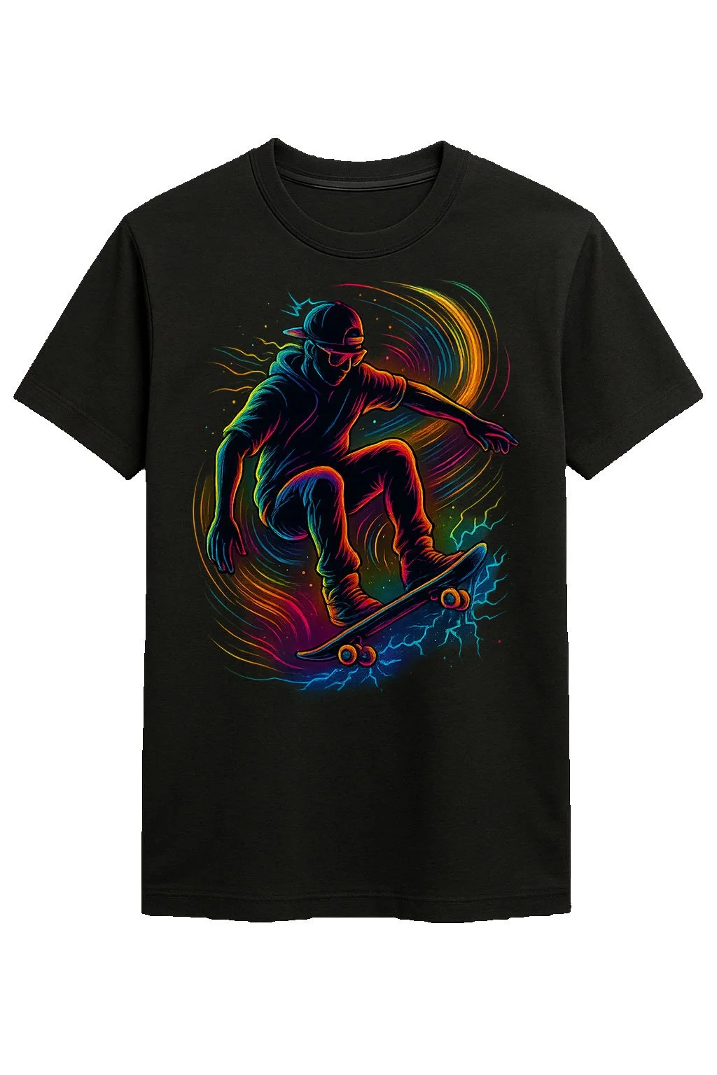 Neon Surge Skater Tee