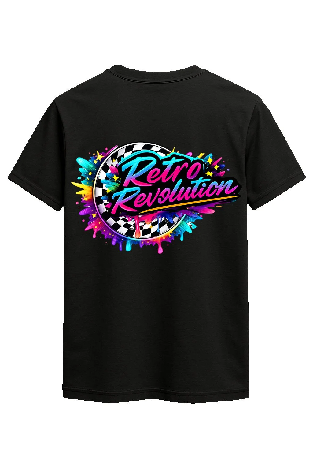 Checkerburst Retro Revolution Tee