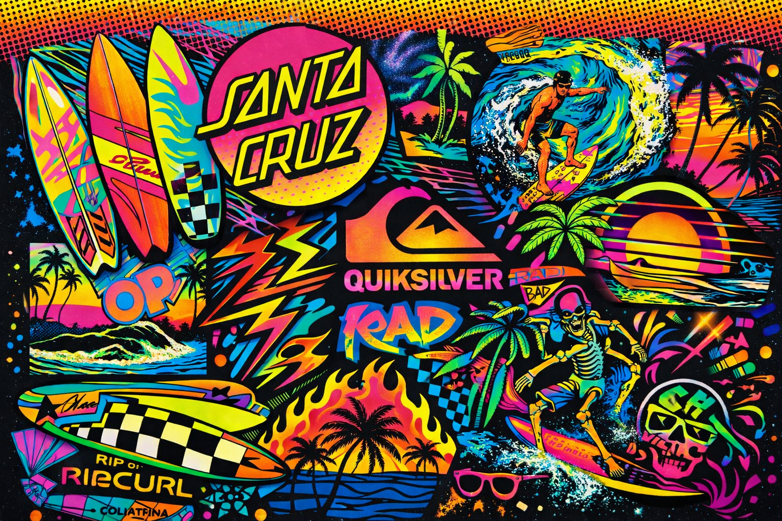 Why 80s Surf Graphics Are Back (And Louder Than Ever)
