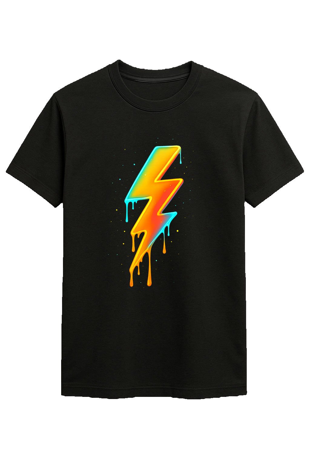 Lightning Drip Bolt Tee - Retro Revolution Edition