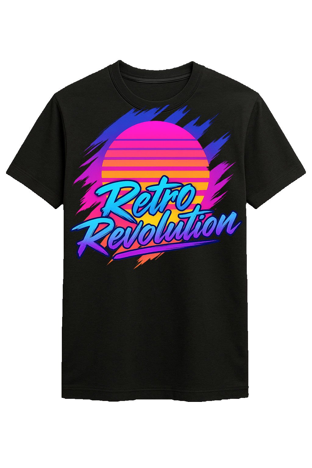 Retro Revolution Classic Tee – Neon Sunset Edition
