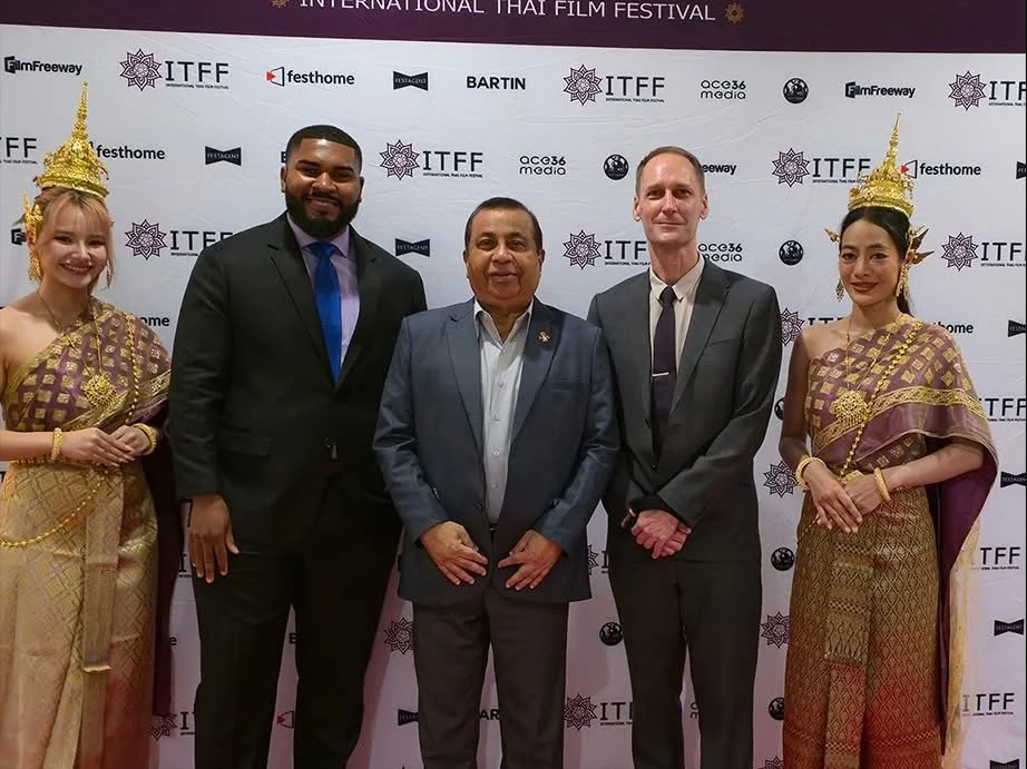 with Director Dr. Attila Peter Miklosy and Ambassador of Maldives Mr. Fuwad Thowfeek