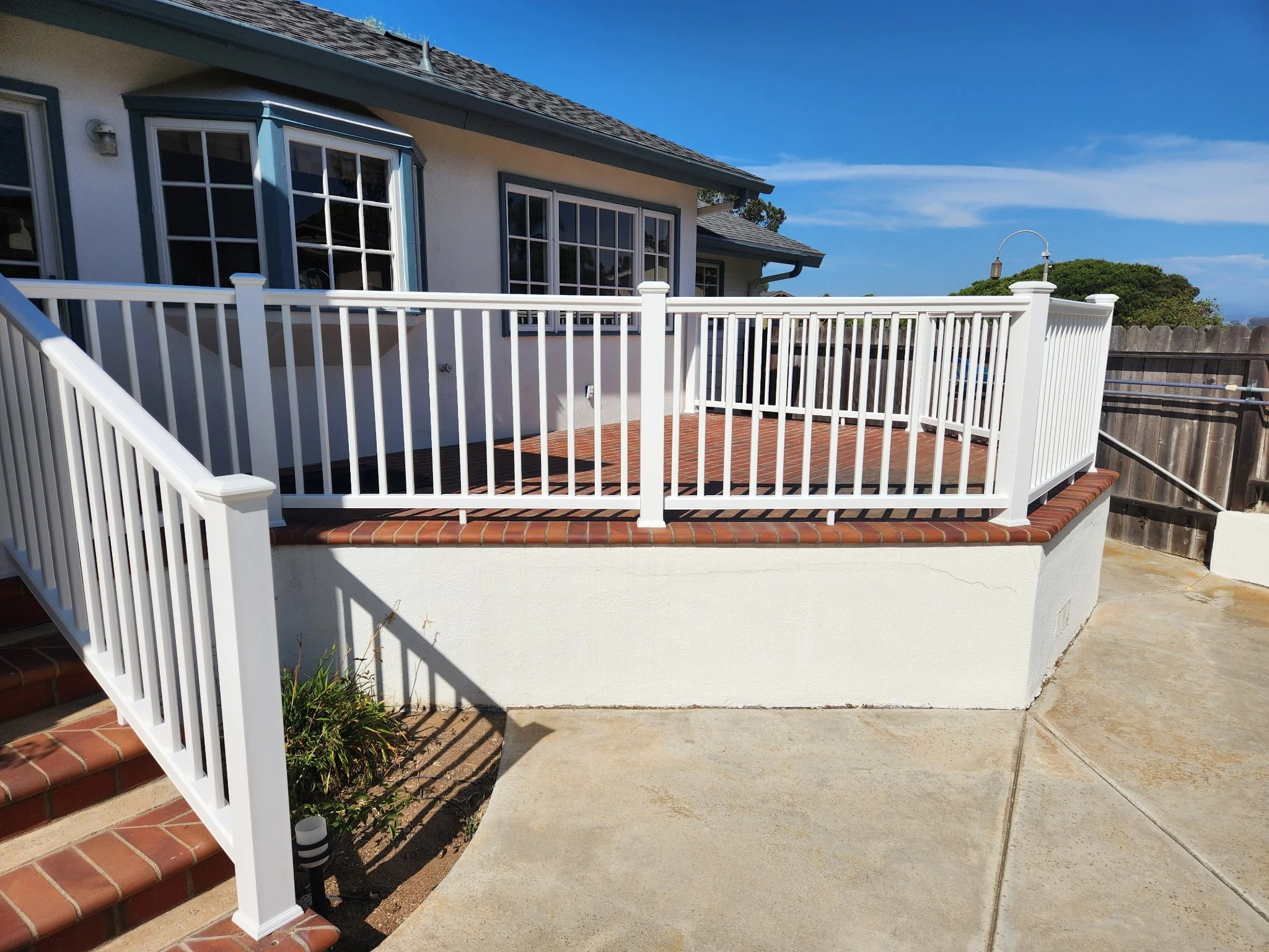 TimberTech Composite Rail system installed in Del Mar, San Diego, CA