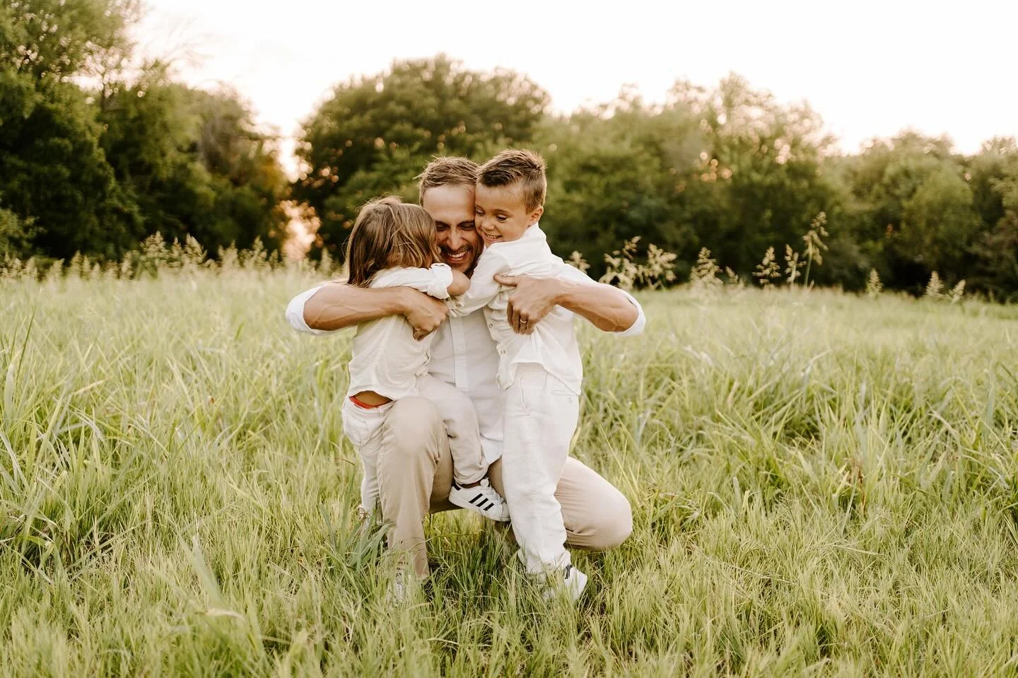 Just a dad and his dudes!