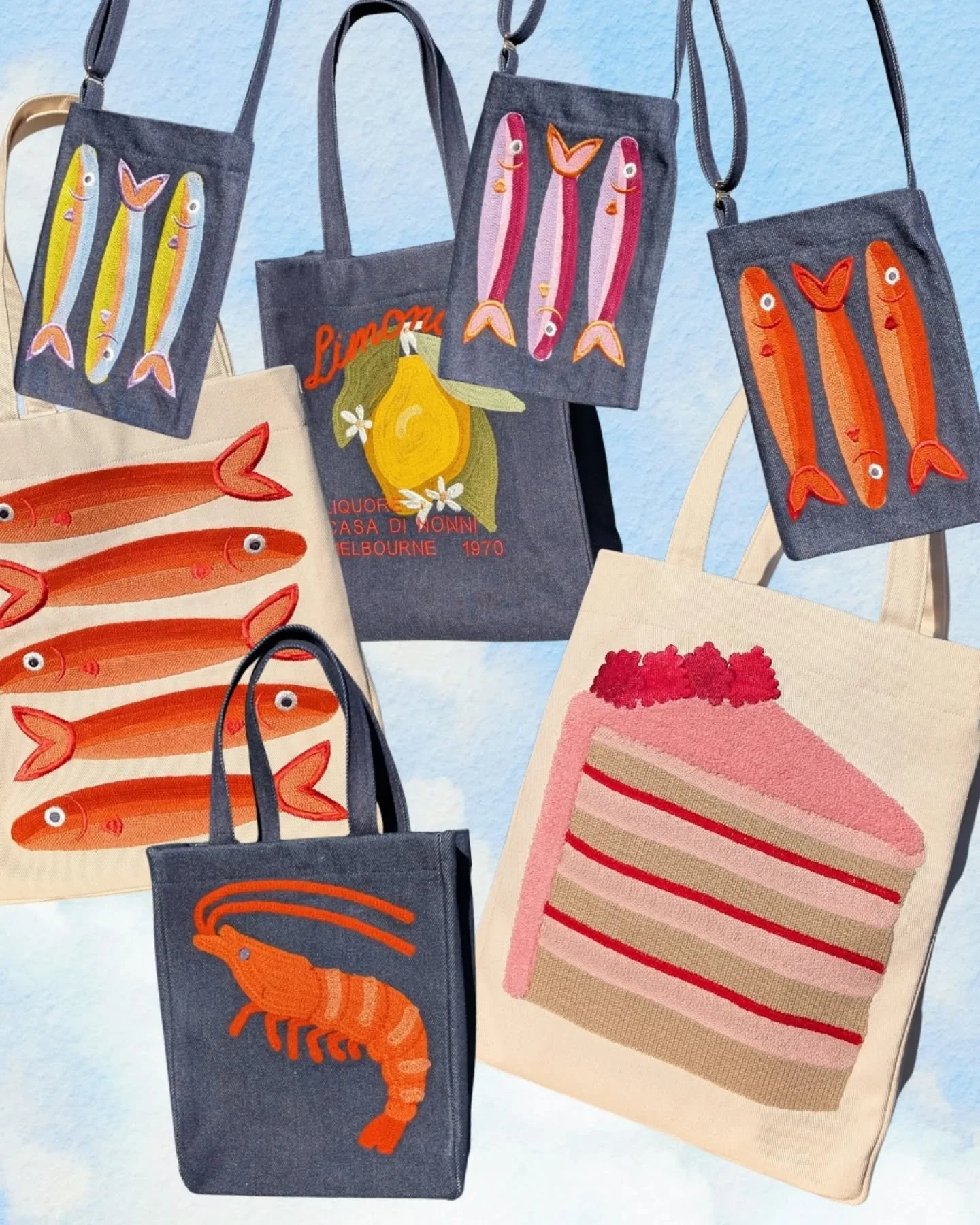 There's just too much to be found at The Grocery Store! 🦐🍋🍰

I made some new things that are currently in the postal service and on their way to @voluptuary_hq ! 📮

I'm bad at online website stuff so some* of these aren't online! Exclusive to The