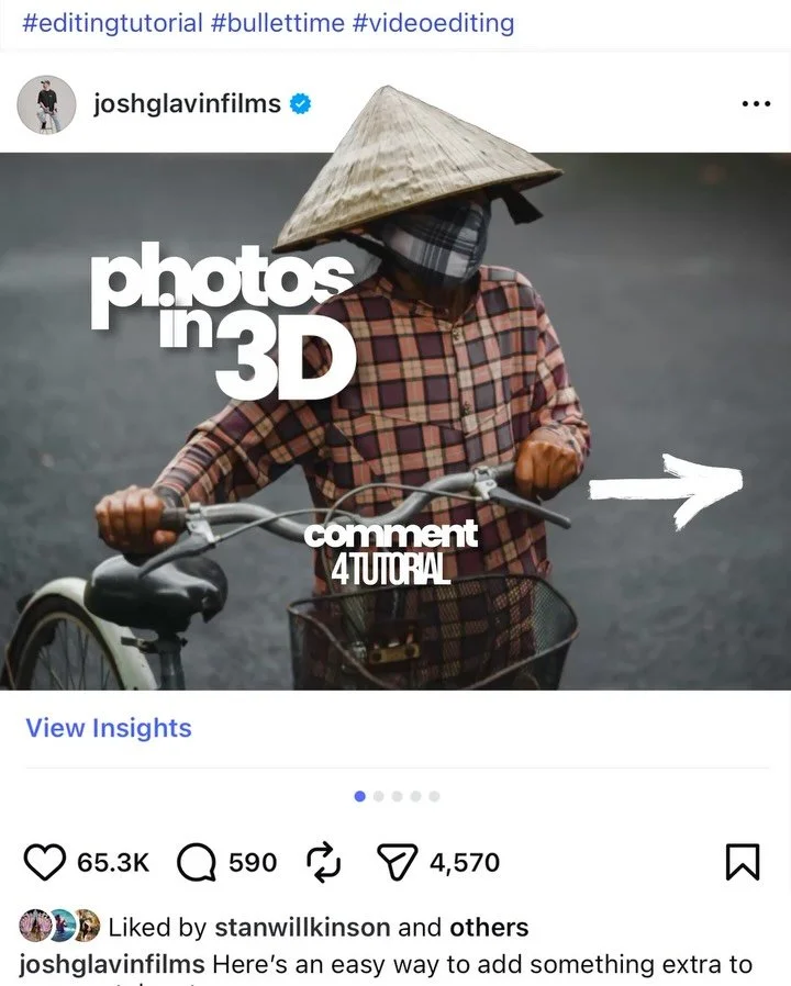Comment 4 tutorial 
#photoediting #photography #3d
