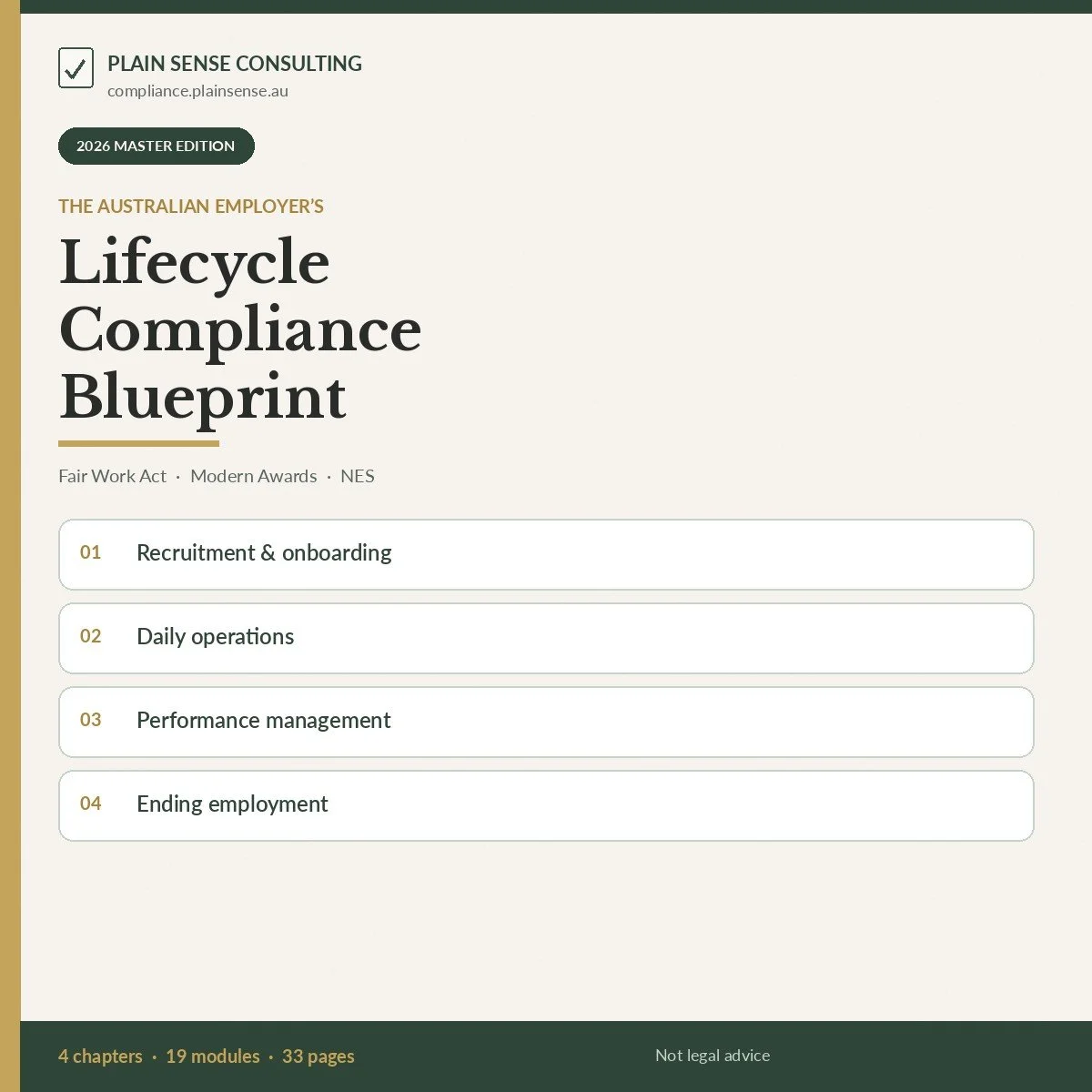 Lifecycle Compliance Blueprint