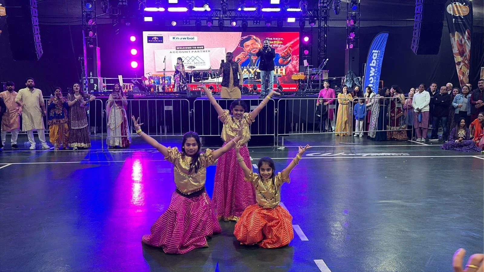 Intermediate Girls performance at Jaysinh Gadhavi