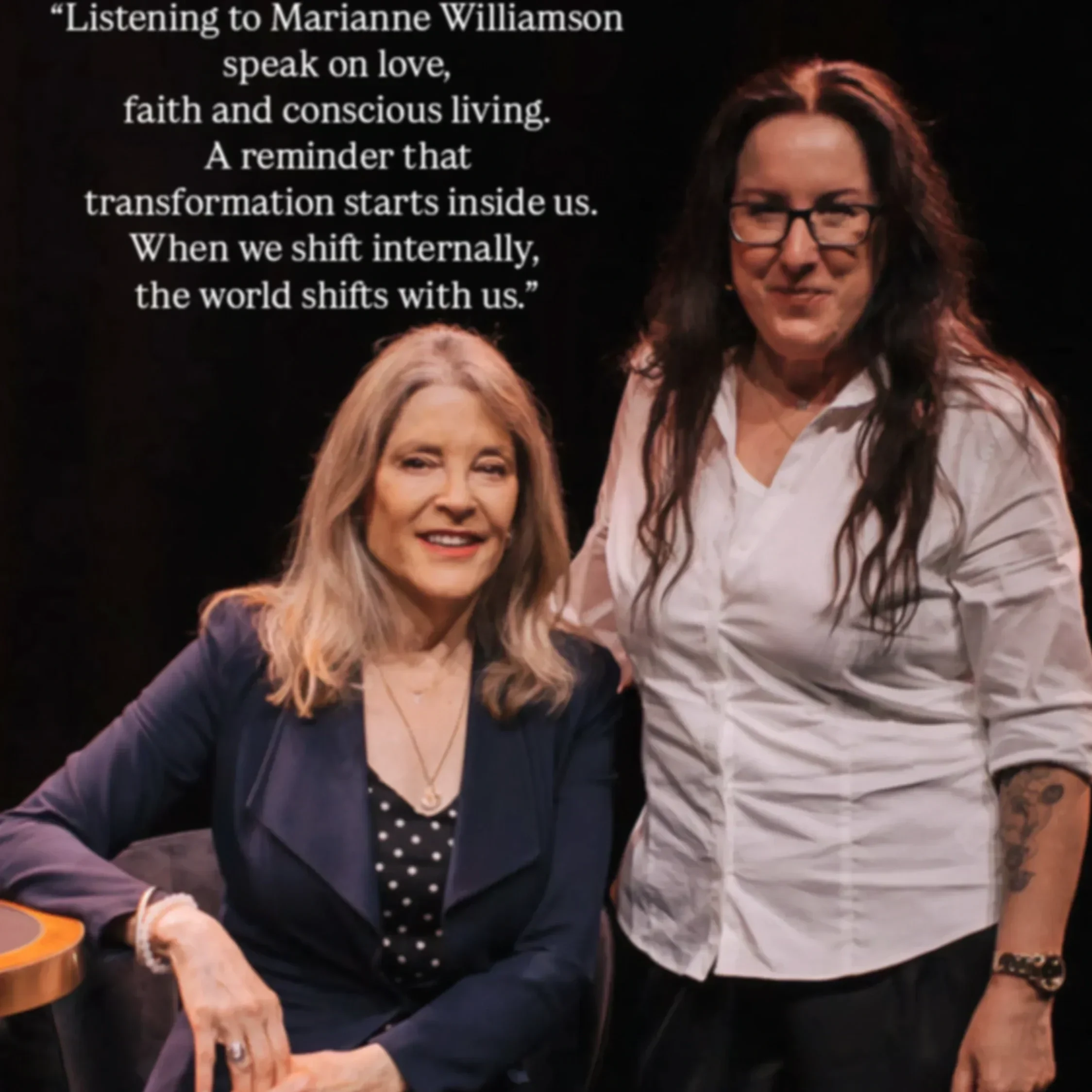 Marianne's teachings on love and conscious leadership continue to influence my work