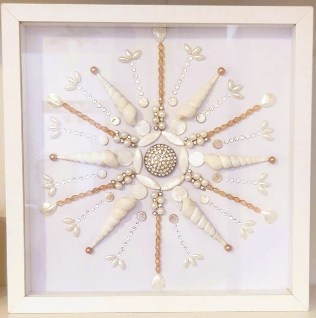 Sacred geometry is an important part of Gabrielles artistic practice and the interconnectedness of life