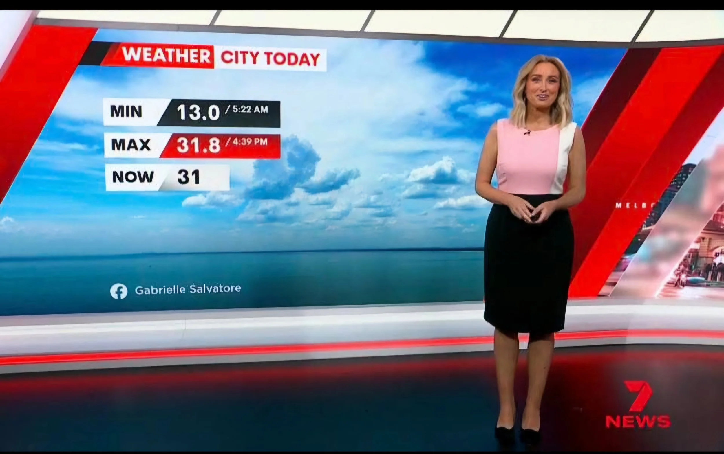 Gabrielle's photography is often featured on Channel 7 news