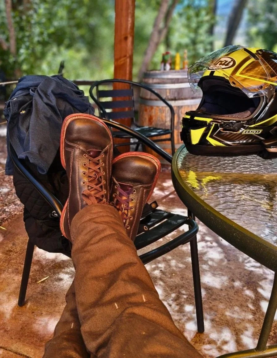 A broken in Pair of Naang Boots