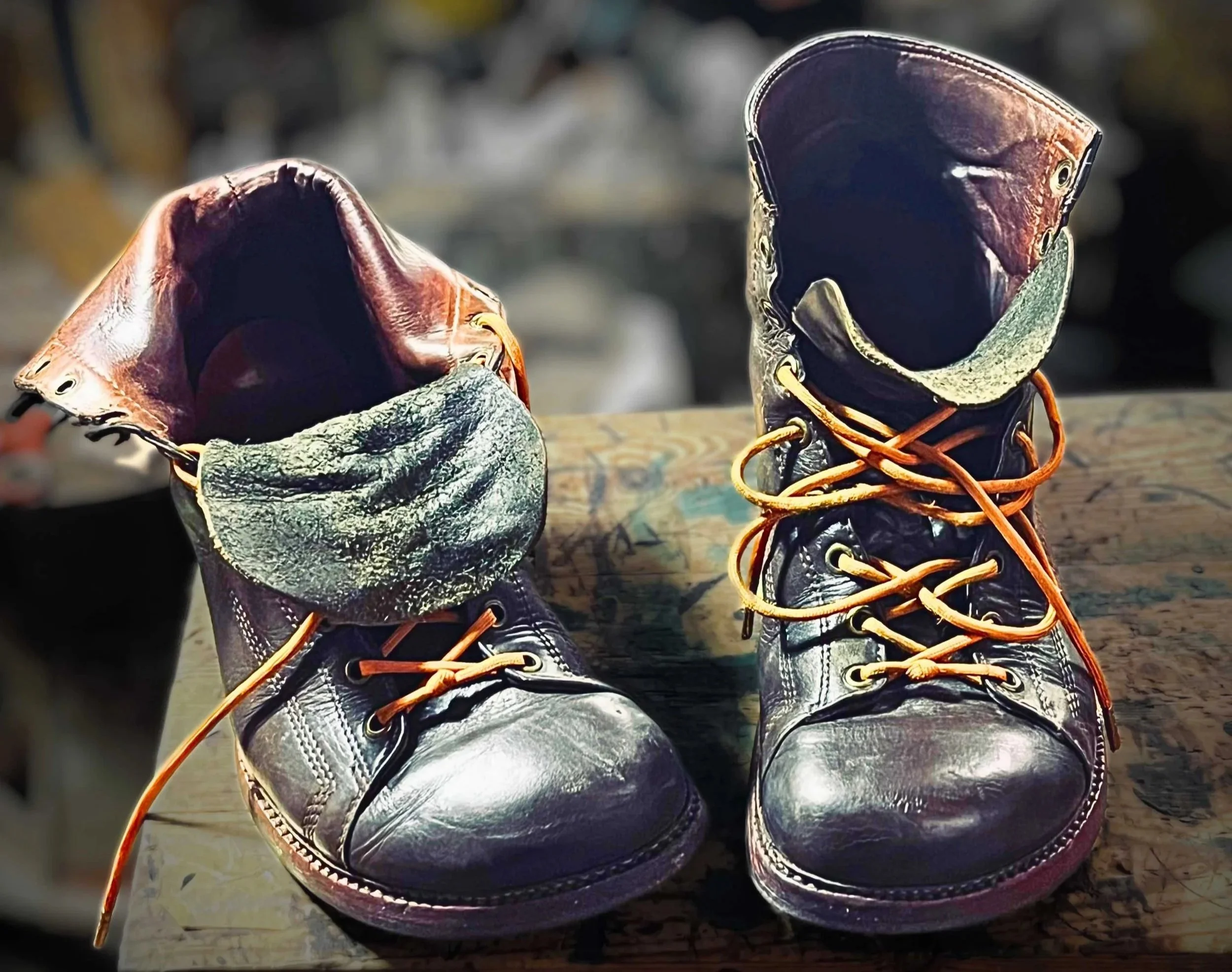 Naang Winnfield Boots Ready For a Rebuild