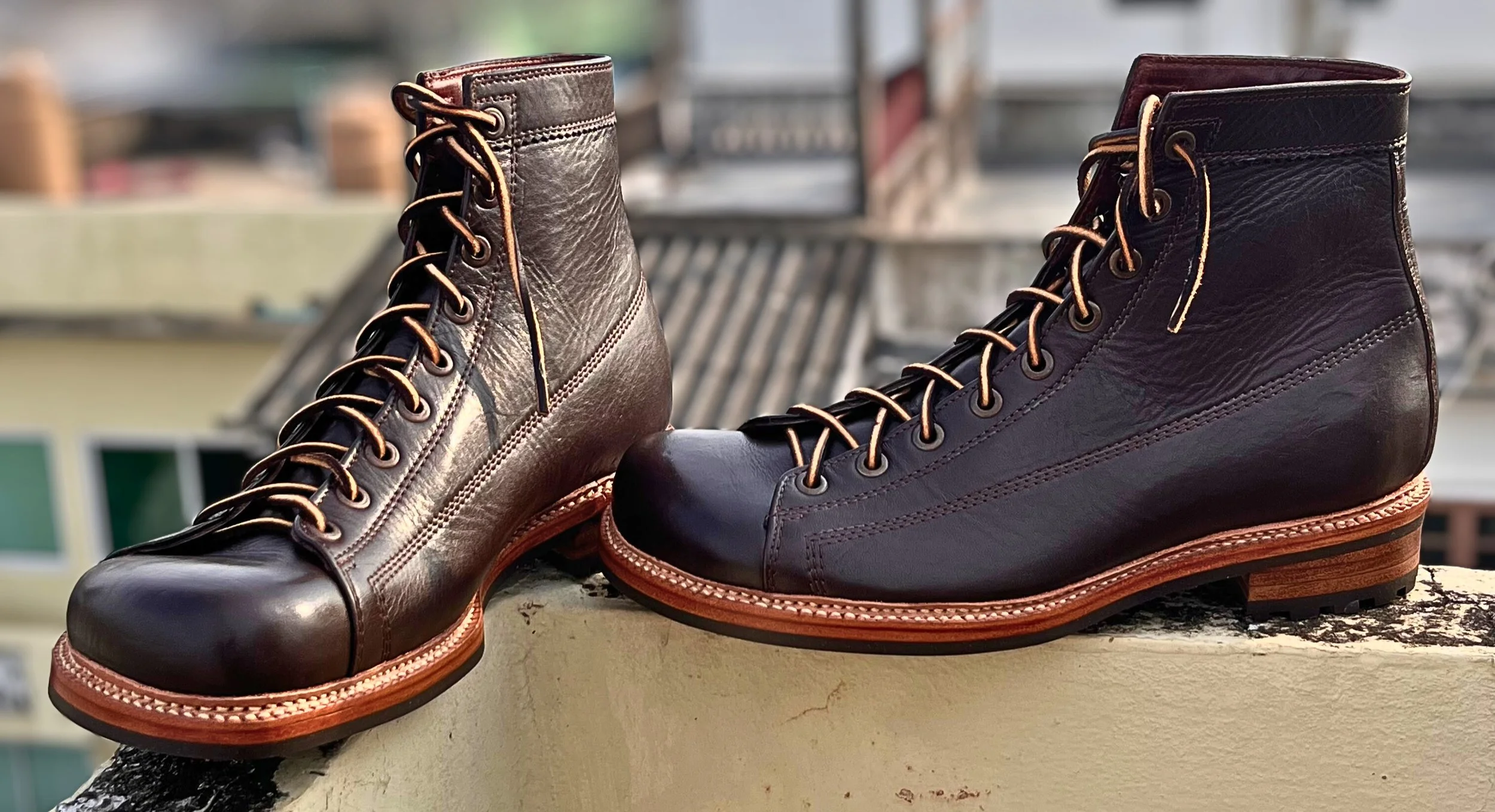 Winnfield Lace to Toe Boots by Naang Boots